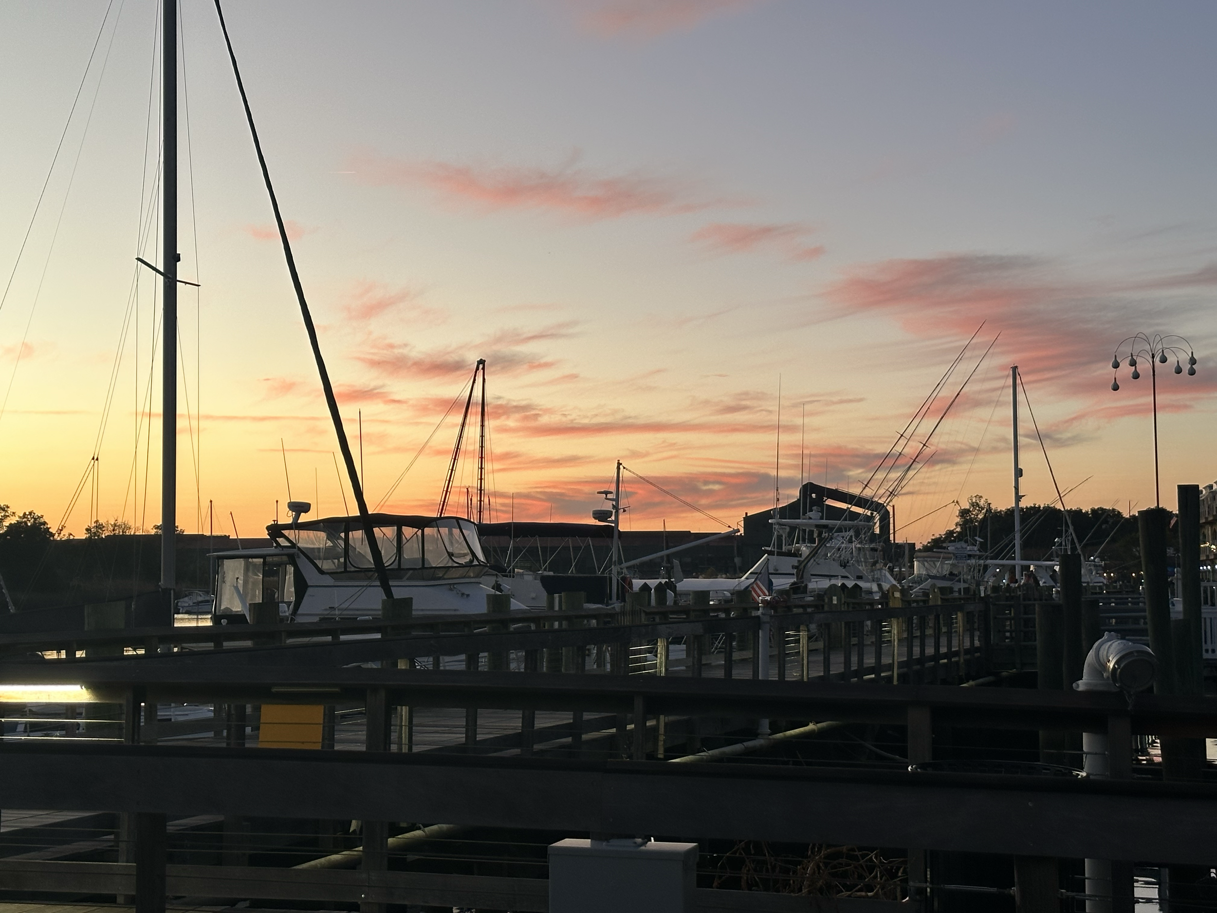 Sunset at the River in Georgetown