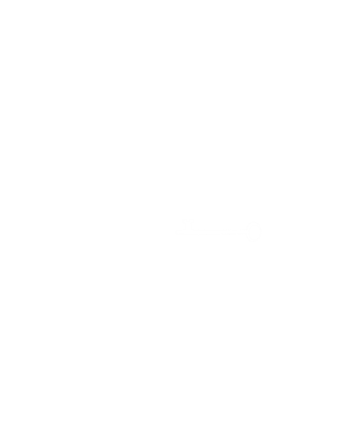 Black background with white text that reads 'Salty City' and a simple illustration of a water faucet.