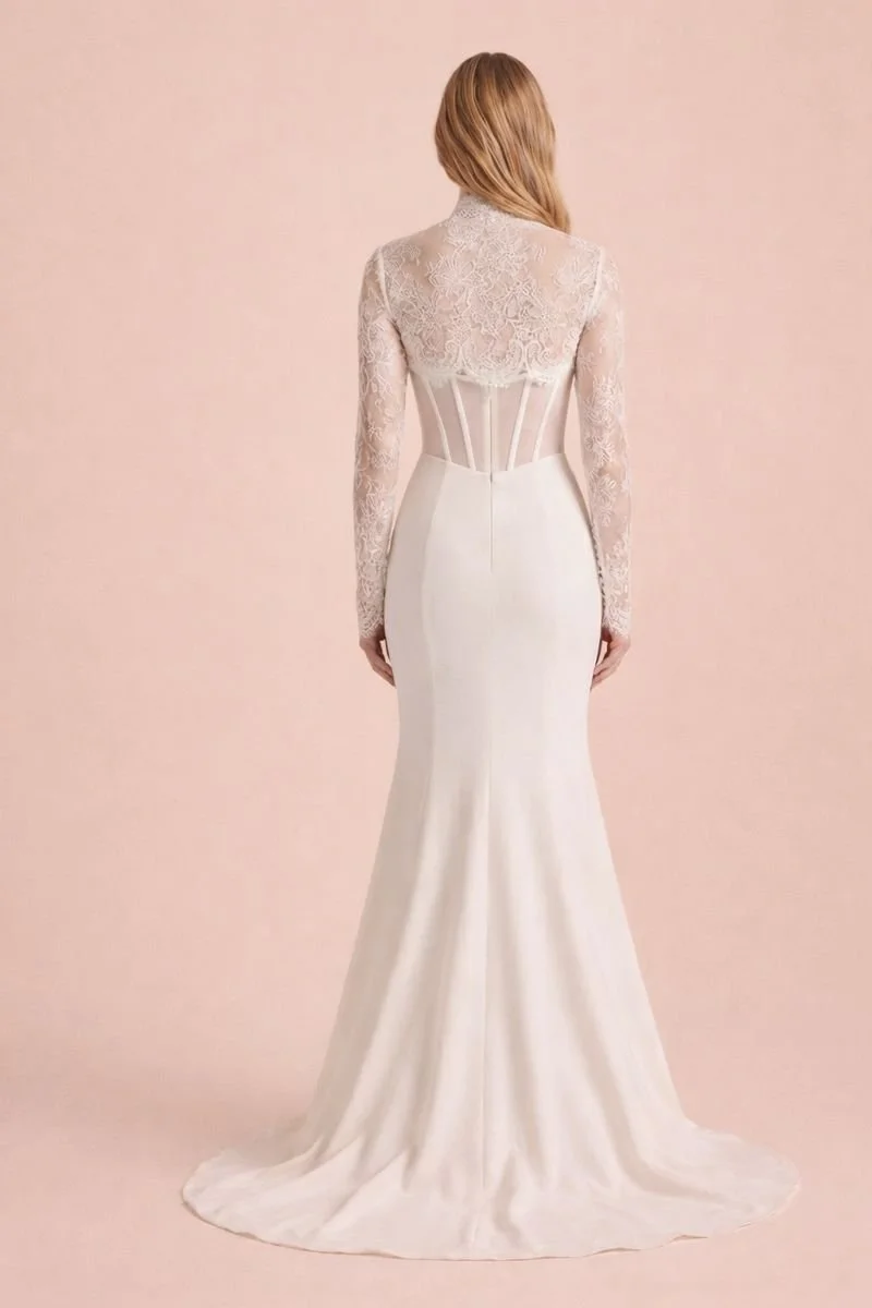 Luxe Elegance Strapless Bridal Gown