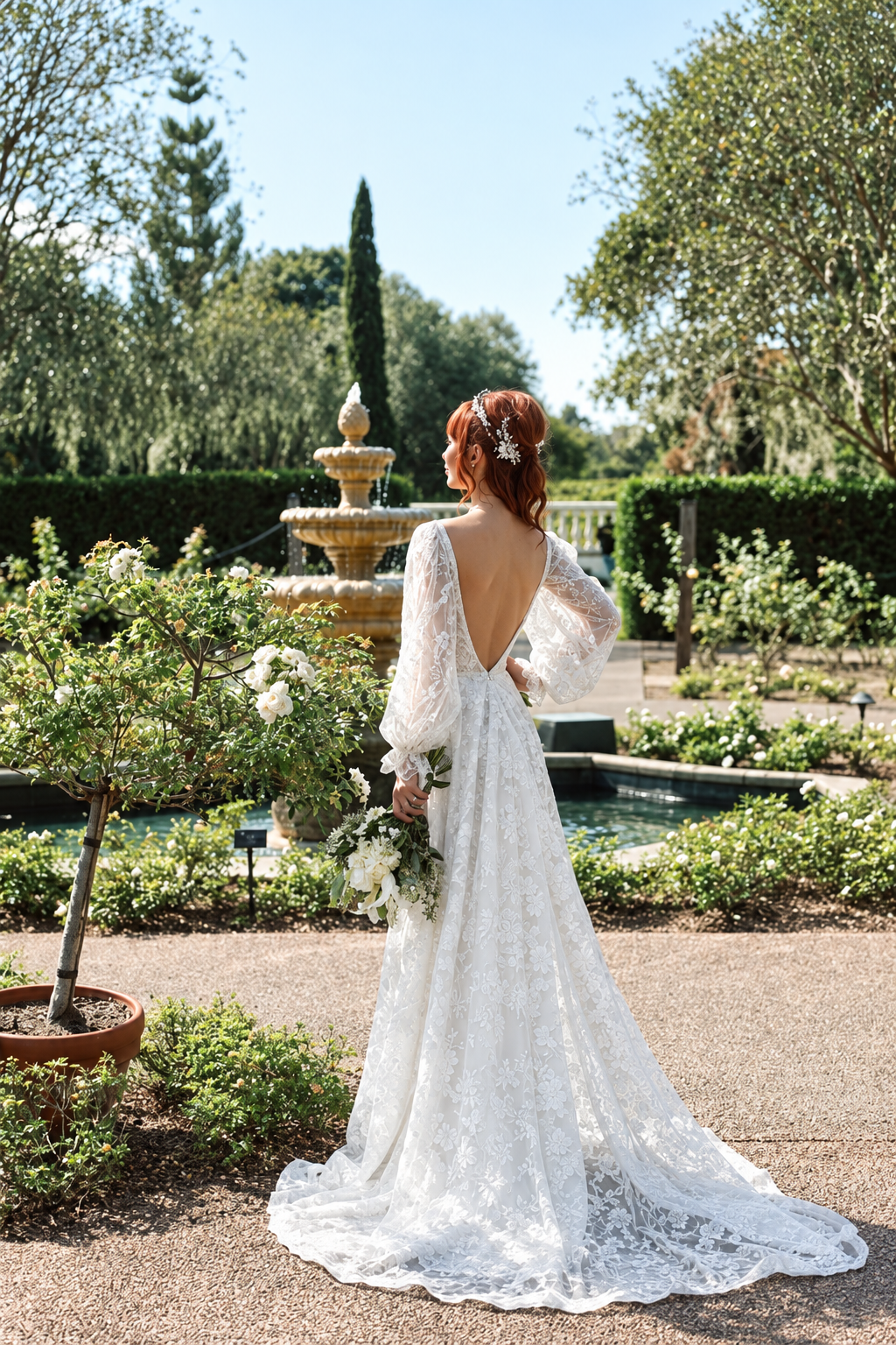 One-Shoulder Satin A-Line Bridal Gown