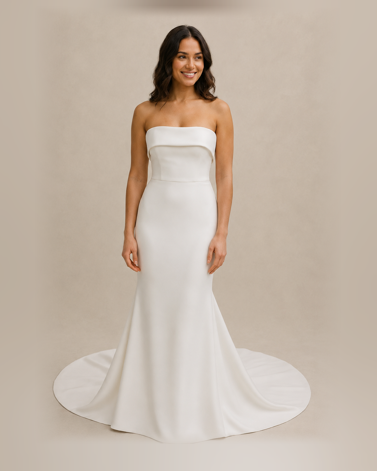 Mikado Minimalist Wedding Dress