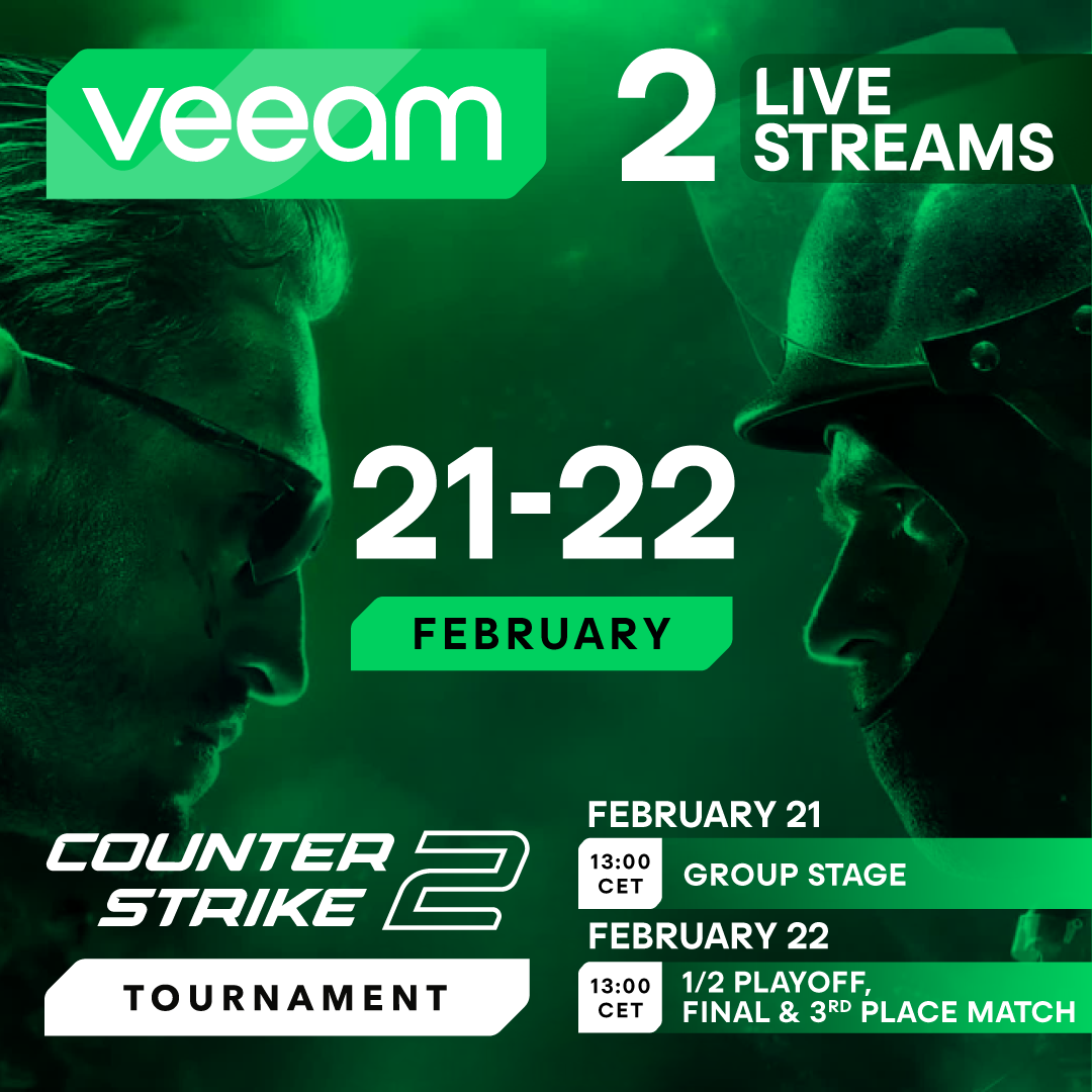 Veeam Weekend e-Sport Cup 2026 Championship Day!