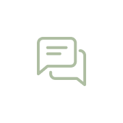Icono de burbujas de diálogo o conversación