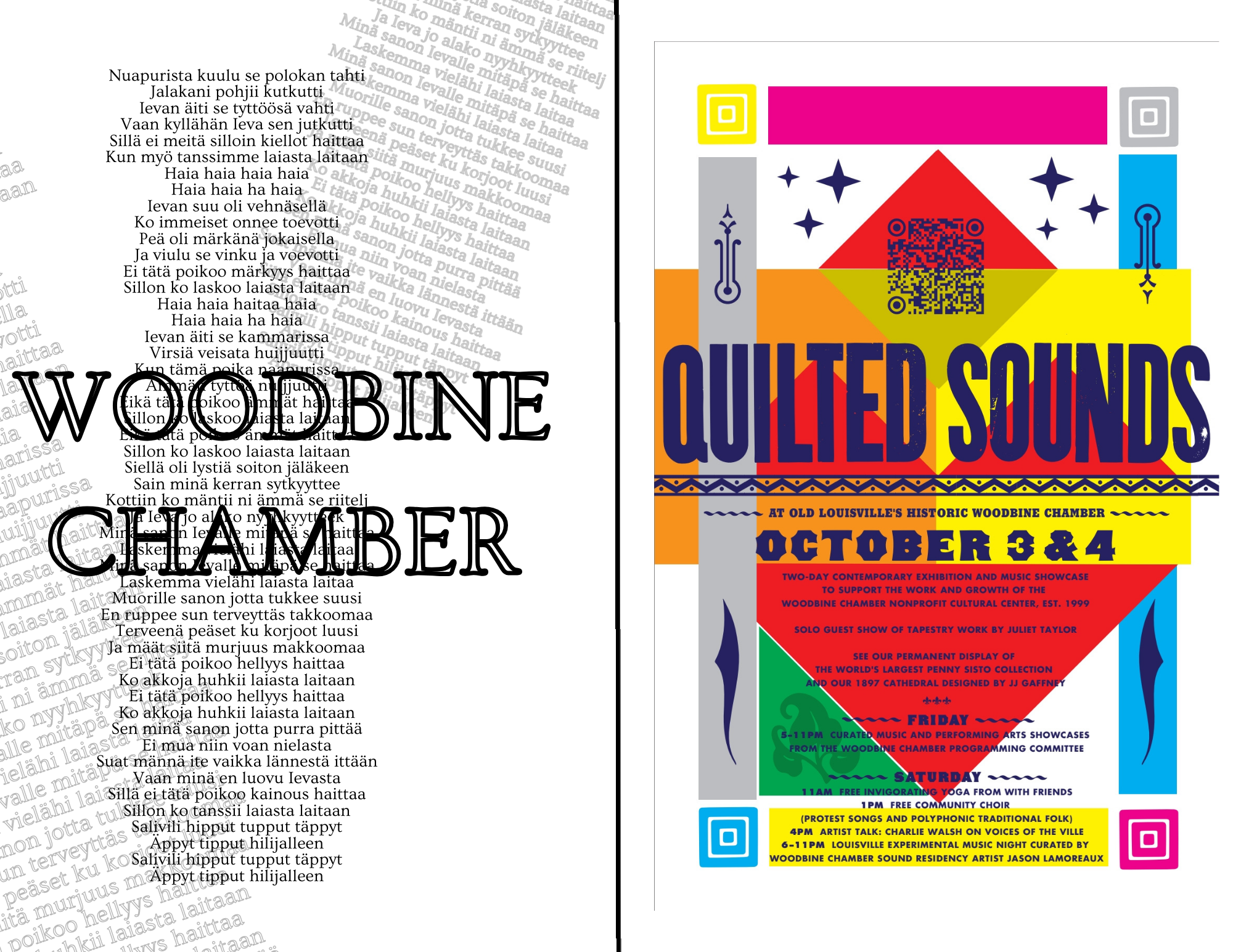 Printed matter: Quilted Sounds 2025 Printed Program