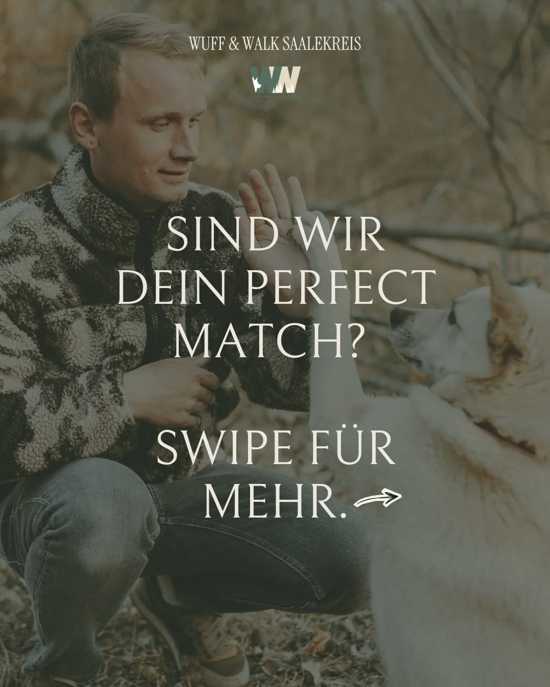 Heute stellen wir uns vor. 🐾
Vielleicht sind wir ja genau das, was du f&uuml;r deinen Hund gesucht hast?

Hinter Wuff &amp; Walk Saalekreis steckt ein kleines Team mit ganz unterschiedlichen Aufgaben &ndash; aber mit einer gemeinsamen Idee: Wir m&ou