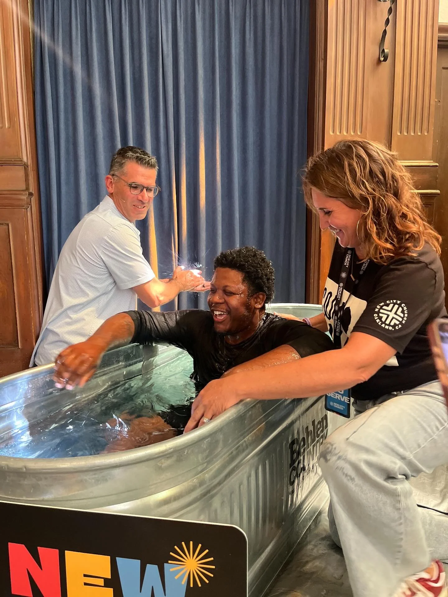 Yesterday, we got to witness one of our own take a bold step of faith through baptism &mdash; a beautiful way to step into a new season, both spiritually and literally.

God is at work in and through this community, and we&rsquo;re filled with hope f