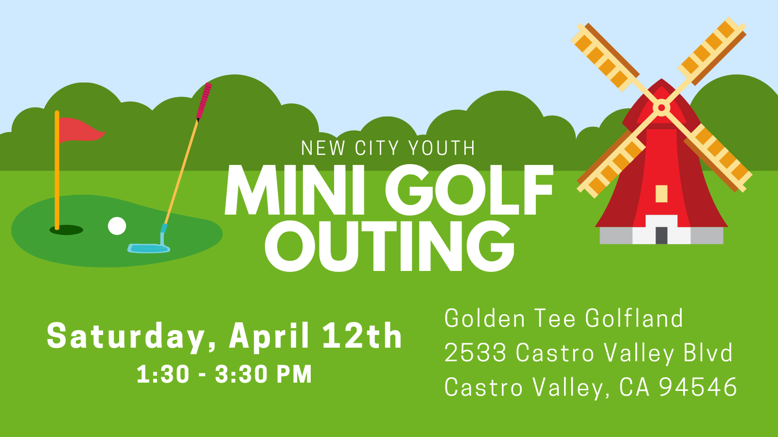 Youth: Mini Golf @ Golden Tee Golfland!