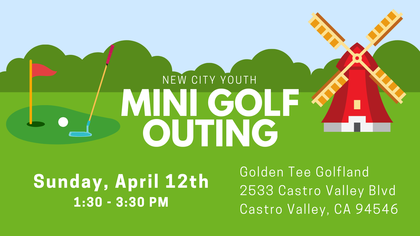 Youth: Mini Golf @ Golden Tee Golfland!