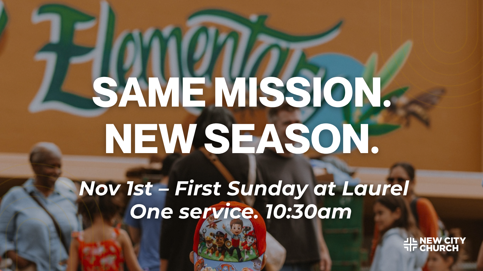 1st Service at Laurel Elementary!