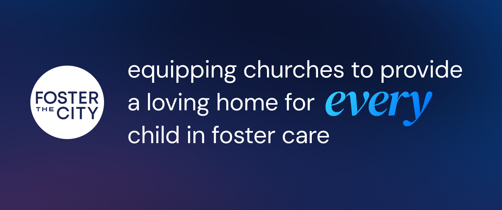 Foster the City Sunday