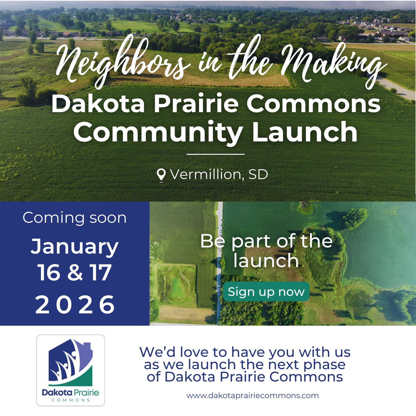 Neighbors in the Making Dakota Prairie Commons Community Launch Social