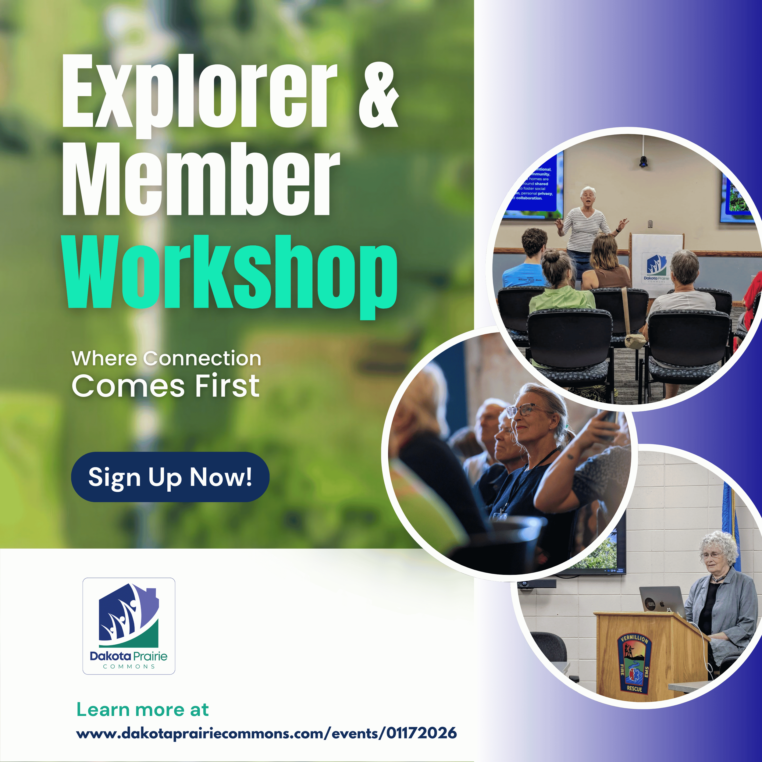 Neighbors in the Making Dakota Prairie Commons Explorer &amp; Member Workshop
