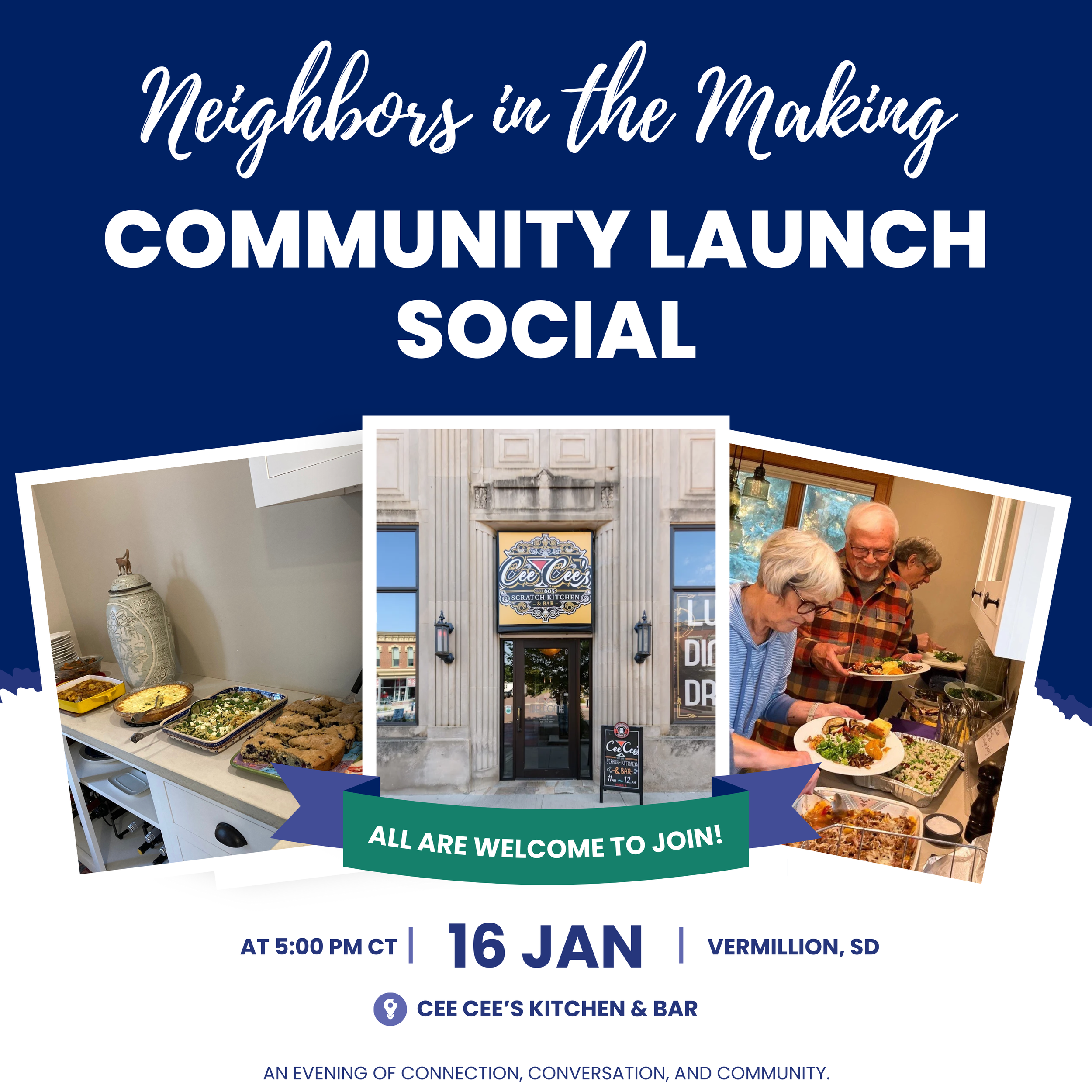 Neighbors in the Making Dakota Prairie Commons Community Launch Social