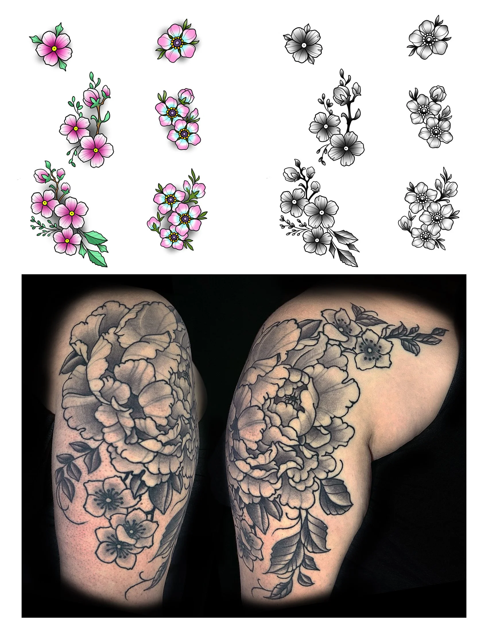 Custom Tattoos Big or Small in Massachusetts