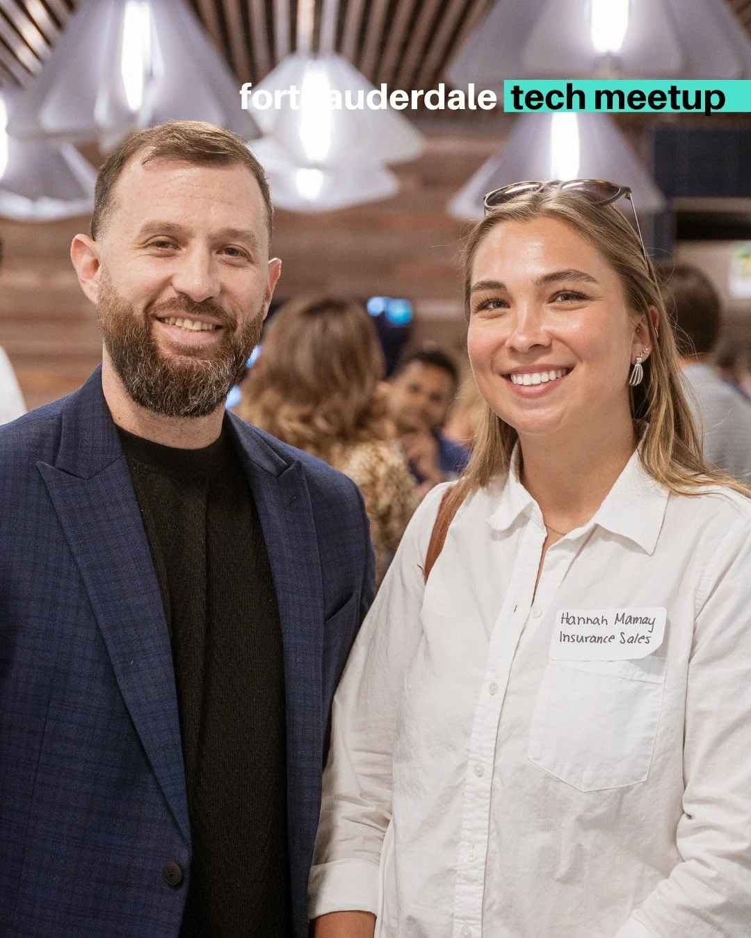This is what community looks like.
Every month, the Fort Lauderdale Tech Meetup brings together founders, investors, creators, and innovators who believe in growing together.
It’s not just about tech — it’s about people.
The laught