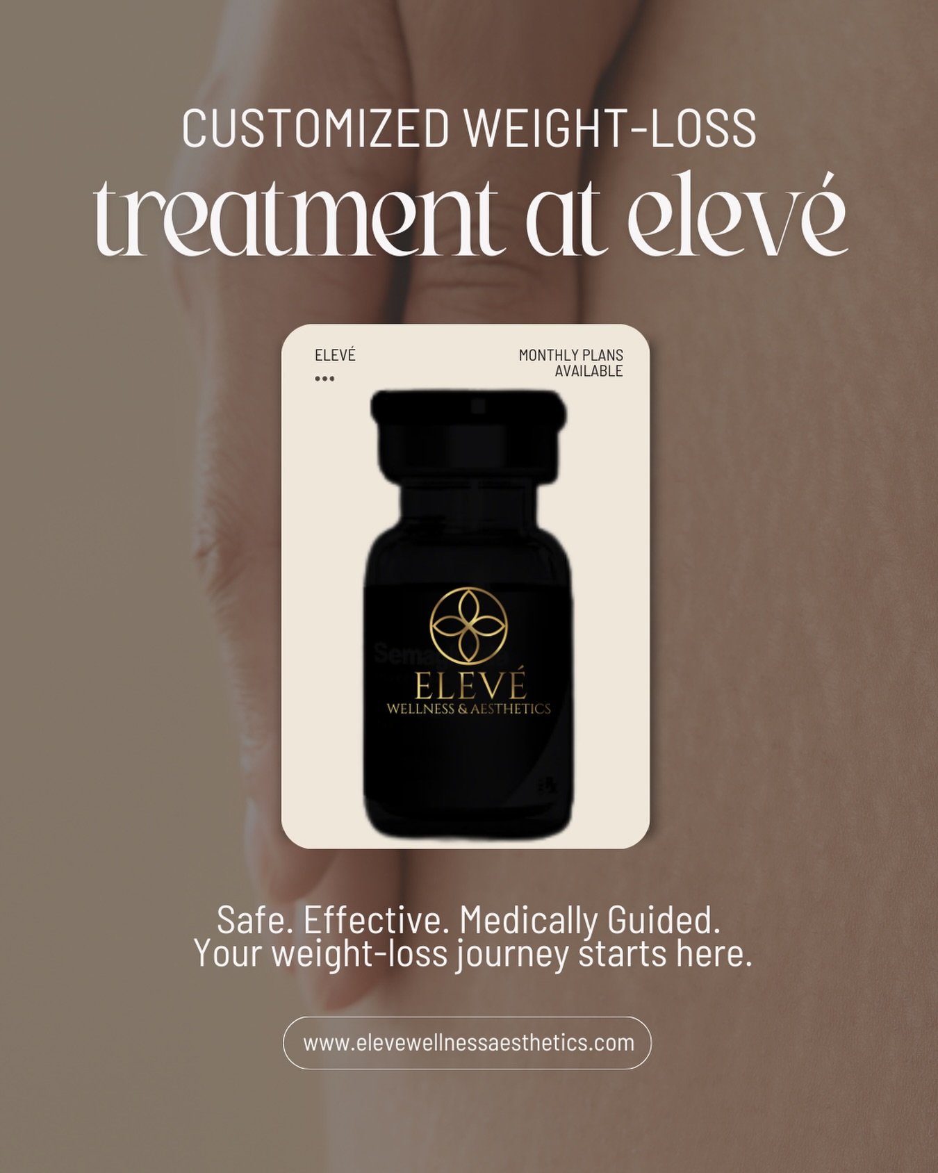 Weight loss shouldn&rsquo;t be a guessing game.🚫

At Elev&eacute;, our medical weight loss program is in-person, provider-guided, and fully monitored with labs and ongoing support from Chelsey Morrow, NP. No virtual shortcuts. No mystery meds. Just 