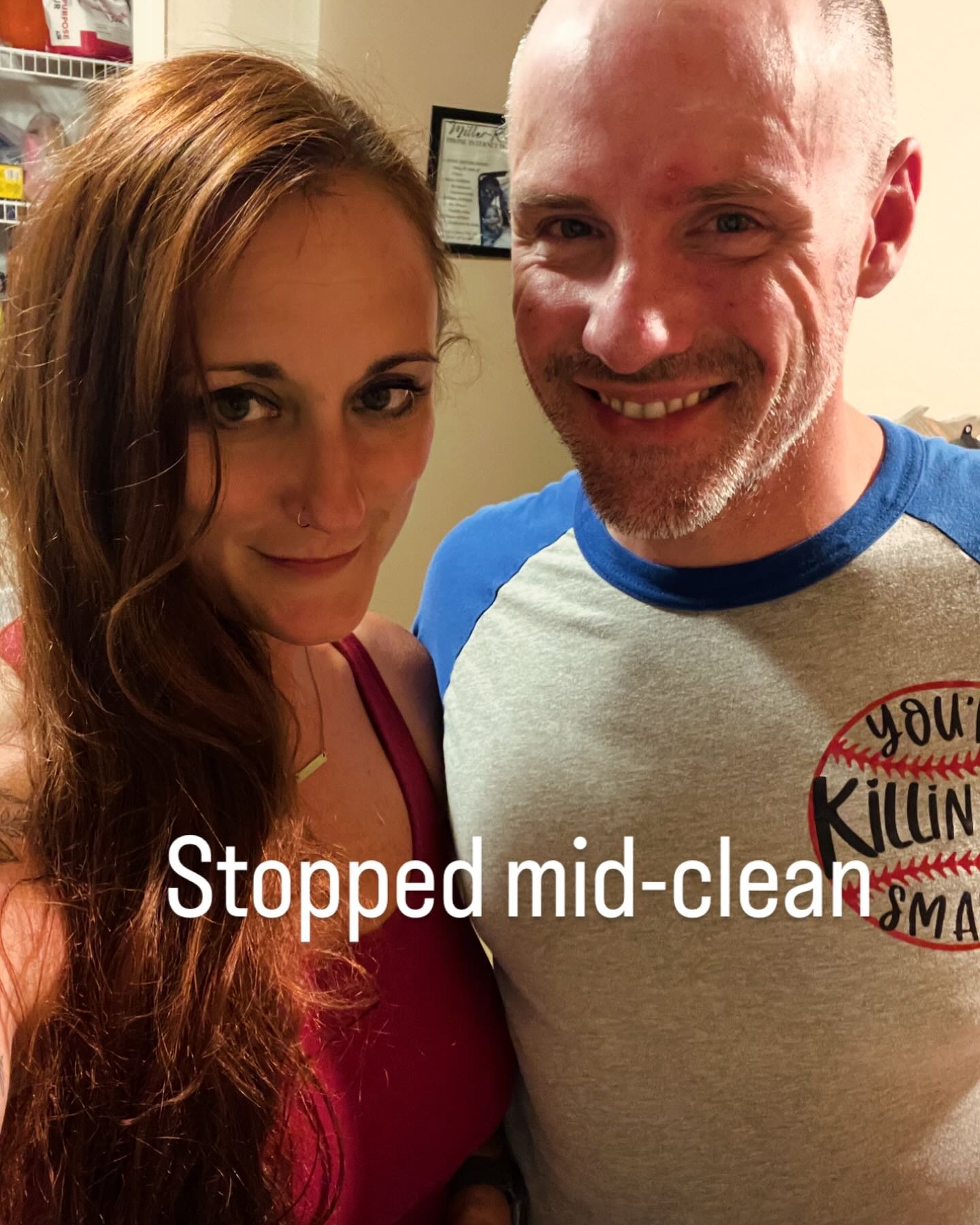 Some of our best check-ins happen mid-scrub, not candlelit.
Tonight it was while cleaning the kitchen; asking how the day went, what felt off, and how we can support each other’s goals for the rest of the night.
It was not a big moment, but i