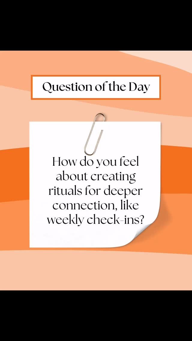 We are fully in on this one. Our weekly check-in has become one of the most grounding parts of our relationship. It gives us space to connect, reset, and talk honestly before little things turn into big ones.
It is not just a habit. It is a ritual w