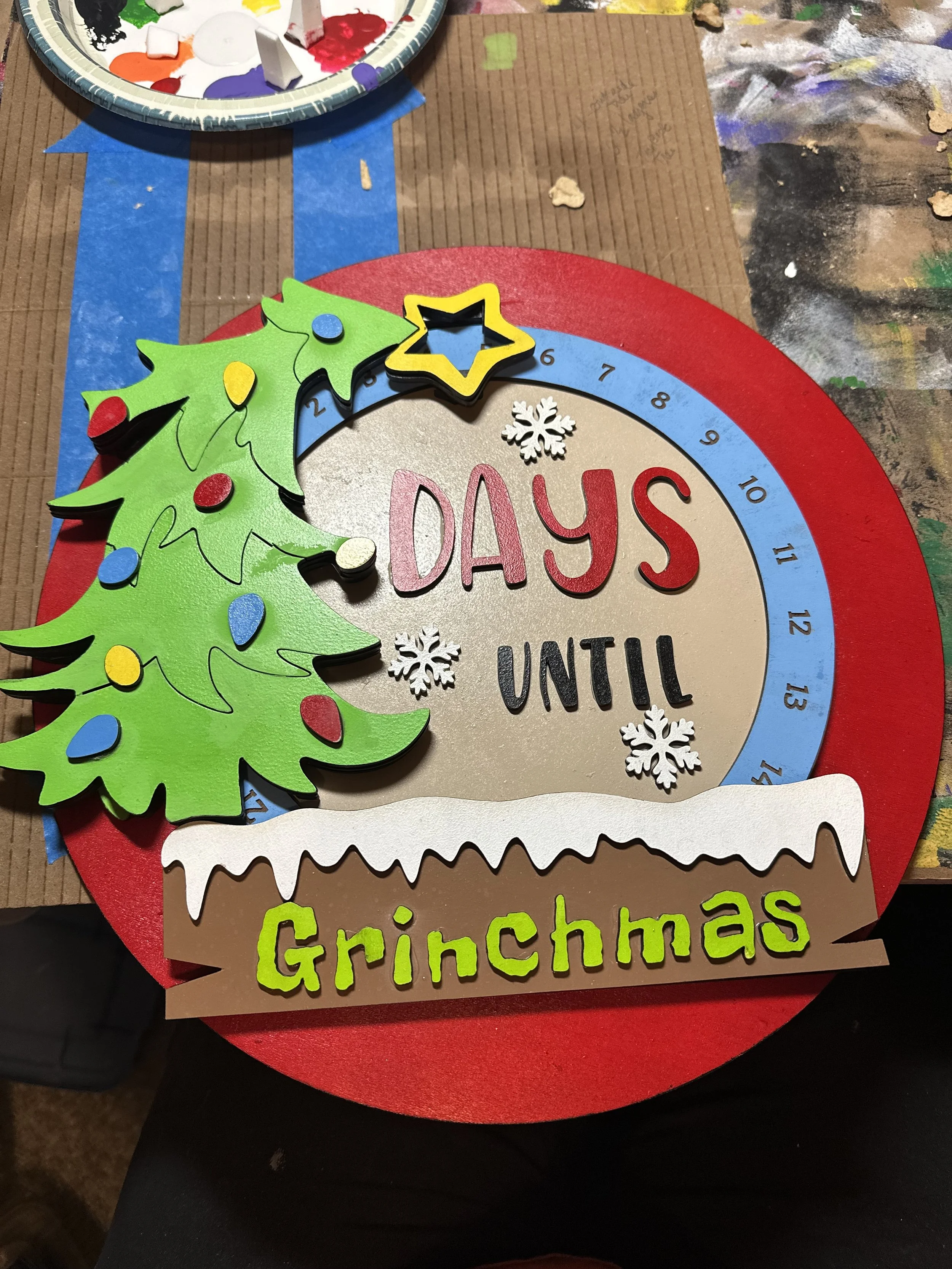 Countdown to Christmas - Grinch Tree
