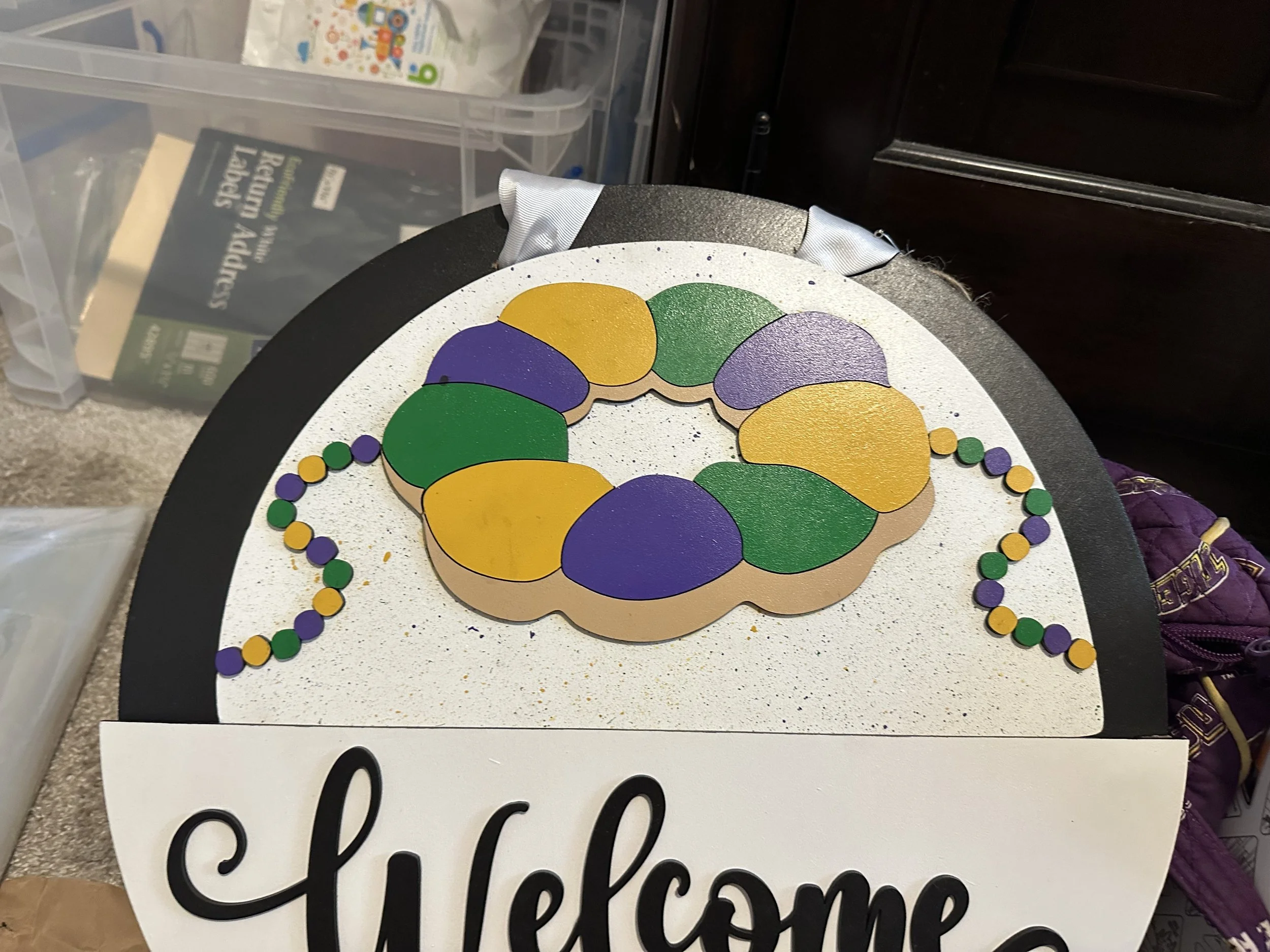 Interchangeable Insert - Feb Mardi Gras