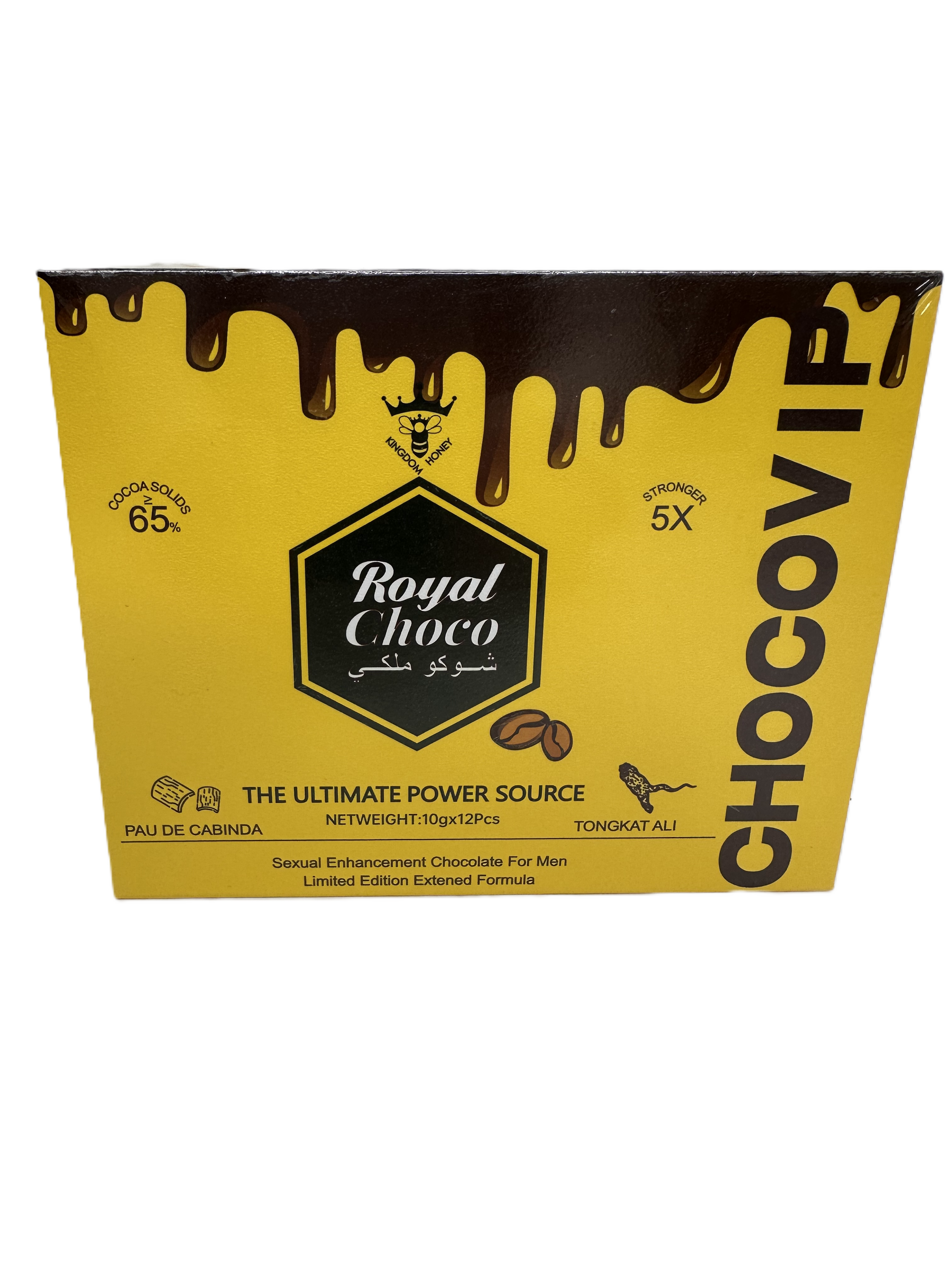 Royal VIP Chocolate 12ct Yellow pkg.