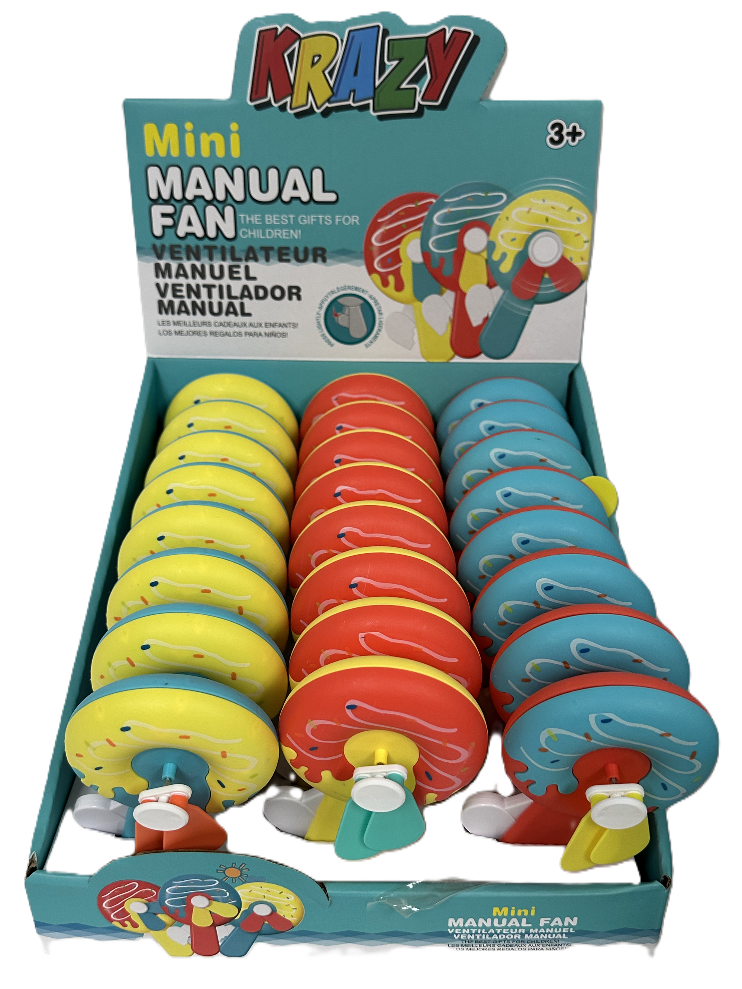 KRAZY Mini Fans (Donuts)