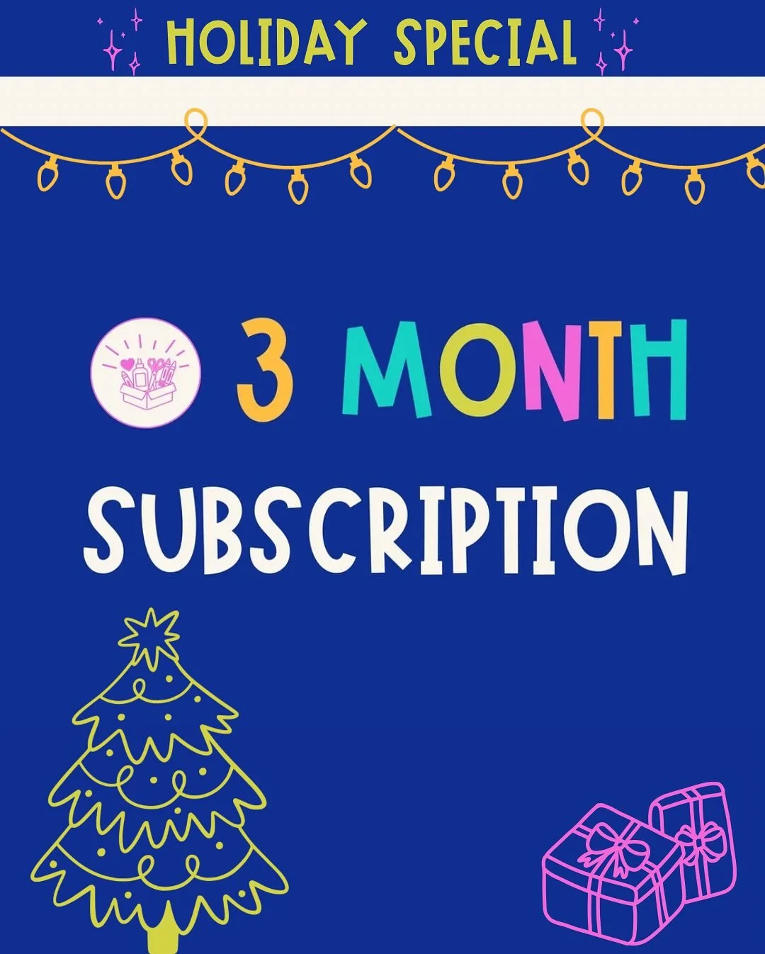 Skip the toy clutter and give memories that last. 💛

Our Holiday Gift Subscriptions bring monthly moments of joy and special savings for the season!

Send this to someone who&rsquo;s been asking for a gift idea for your little ones! 🎁 

Comment 3 m