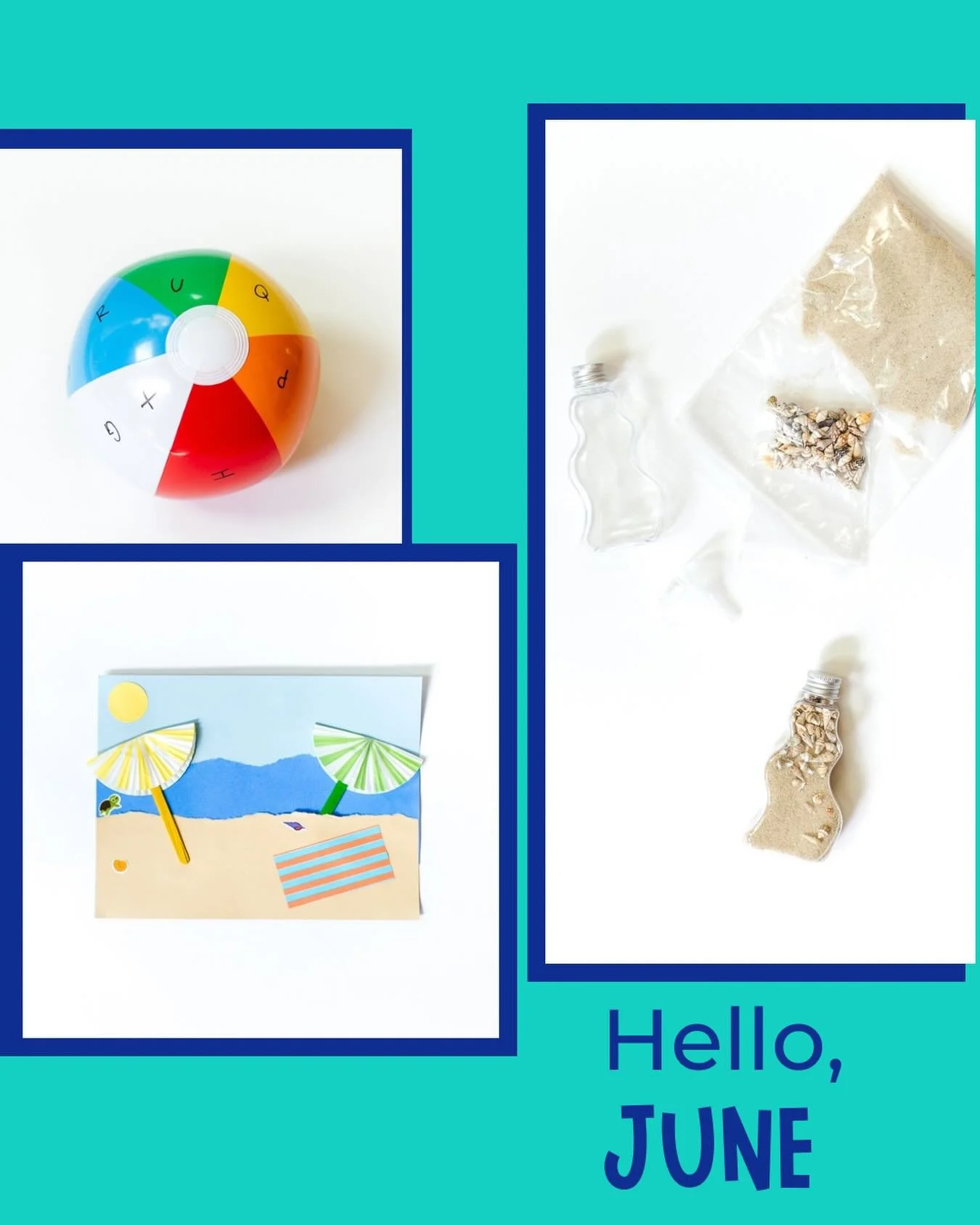 Hello June ☀️🏖️

This month we&rsquo;re heading to the beach with simple, hands-on play that encourages little ones to explore, create, and imagine seaside adventures from home.

I&rsquo;m looking forward to some time at the actual beach this month.