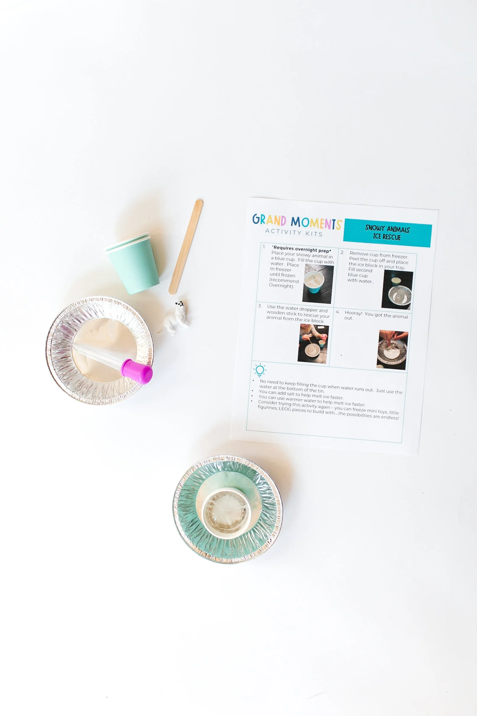 Arctic Animal Rescue Sensory Play