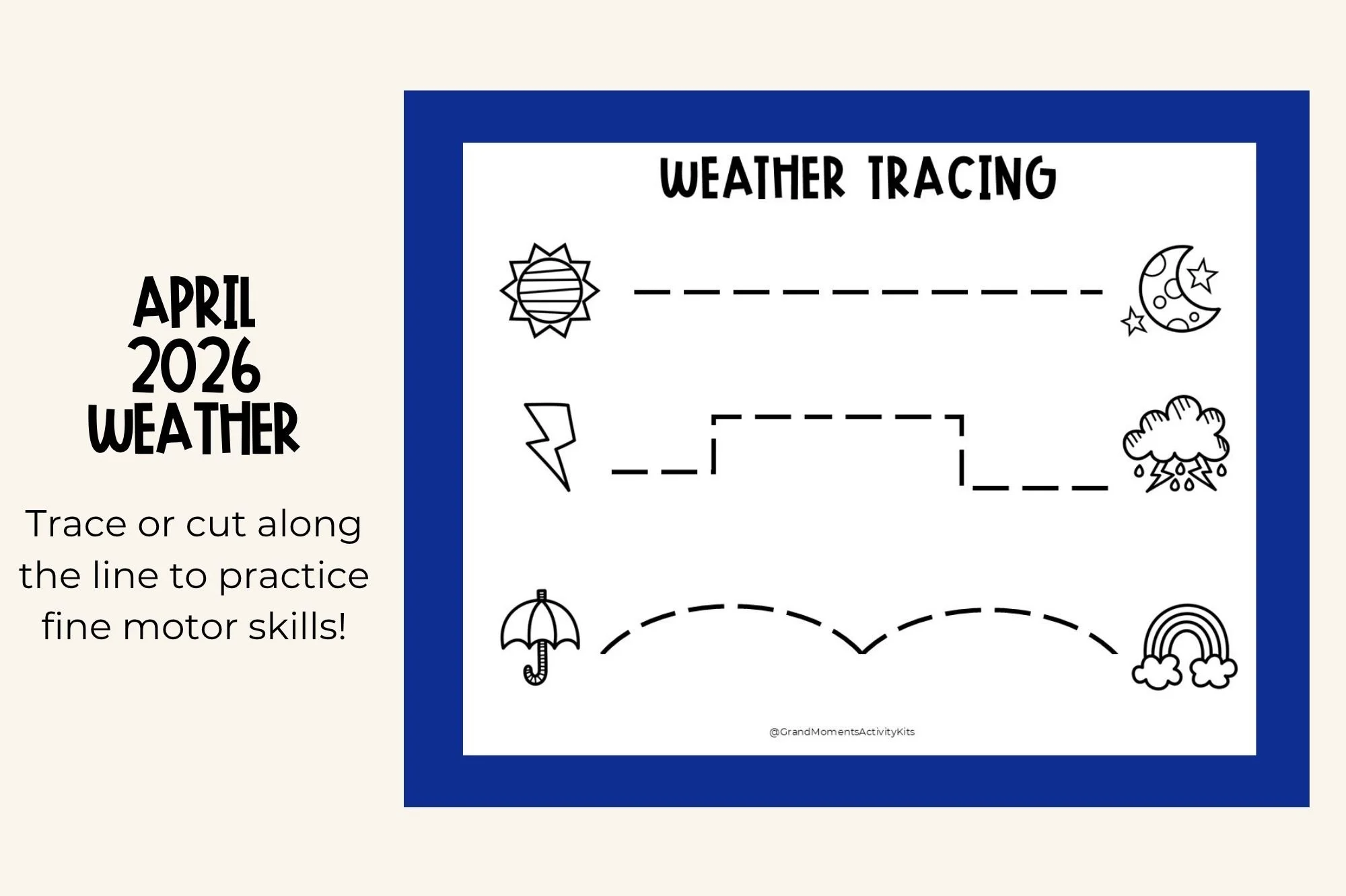 weather freebie for preschoolers