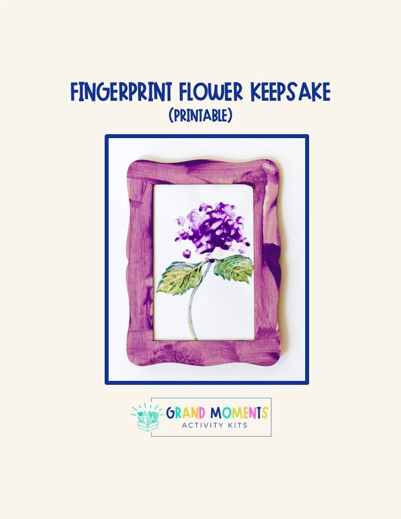 Fingerprint Flower Keepsake (Digital)