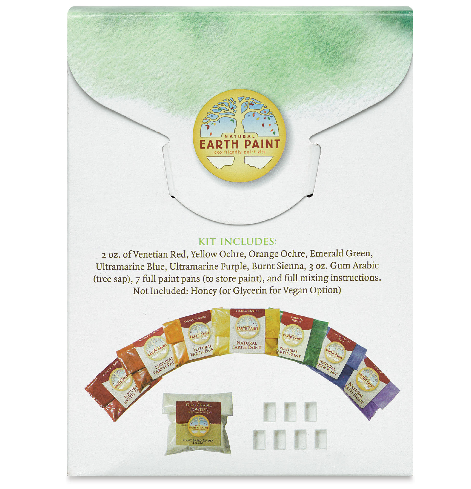 Natural Earth Paint, pigments for watercolor paint mixing