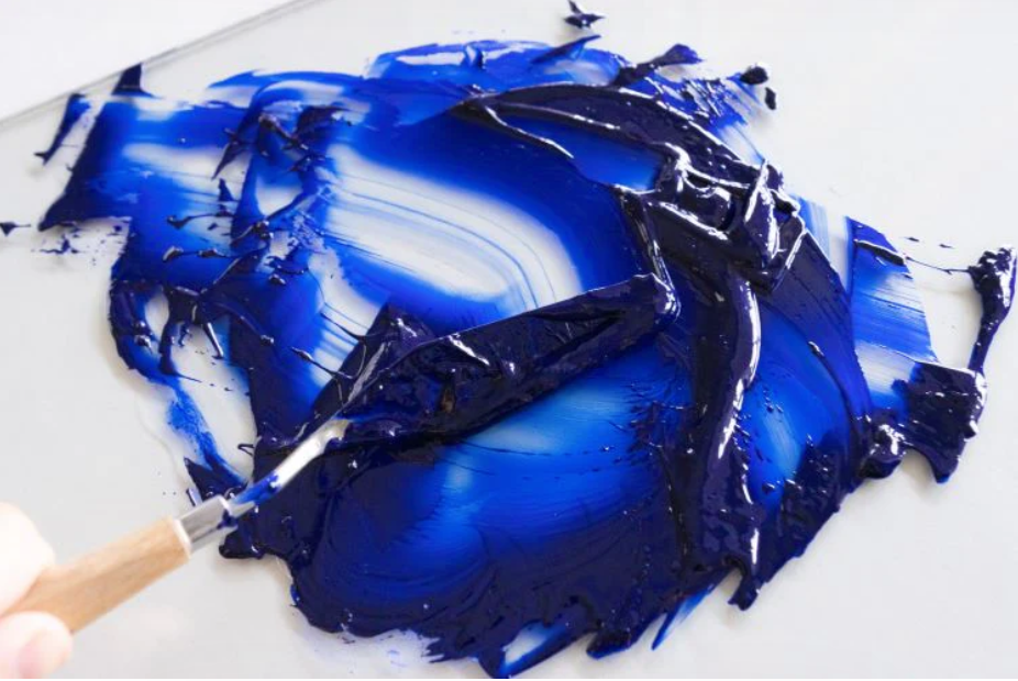 Art supplies Astoria, OR ultramarine blue paint