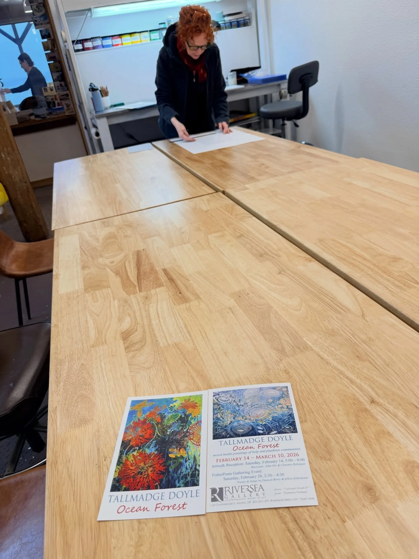 .
We are so over the moon and thrilled to be hosting a workshop with @tallmadgedoyle in partnership with @riverseagallery. Her show &ldquo;Ocean Forest&rdquo; opens tonight during @astoria_artwalk. What an action packed Valentines Weekend it is here 