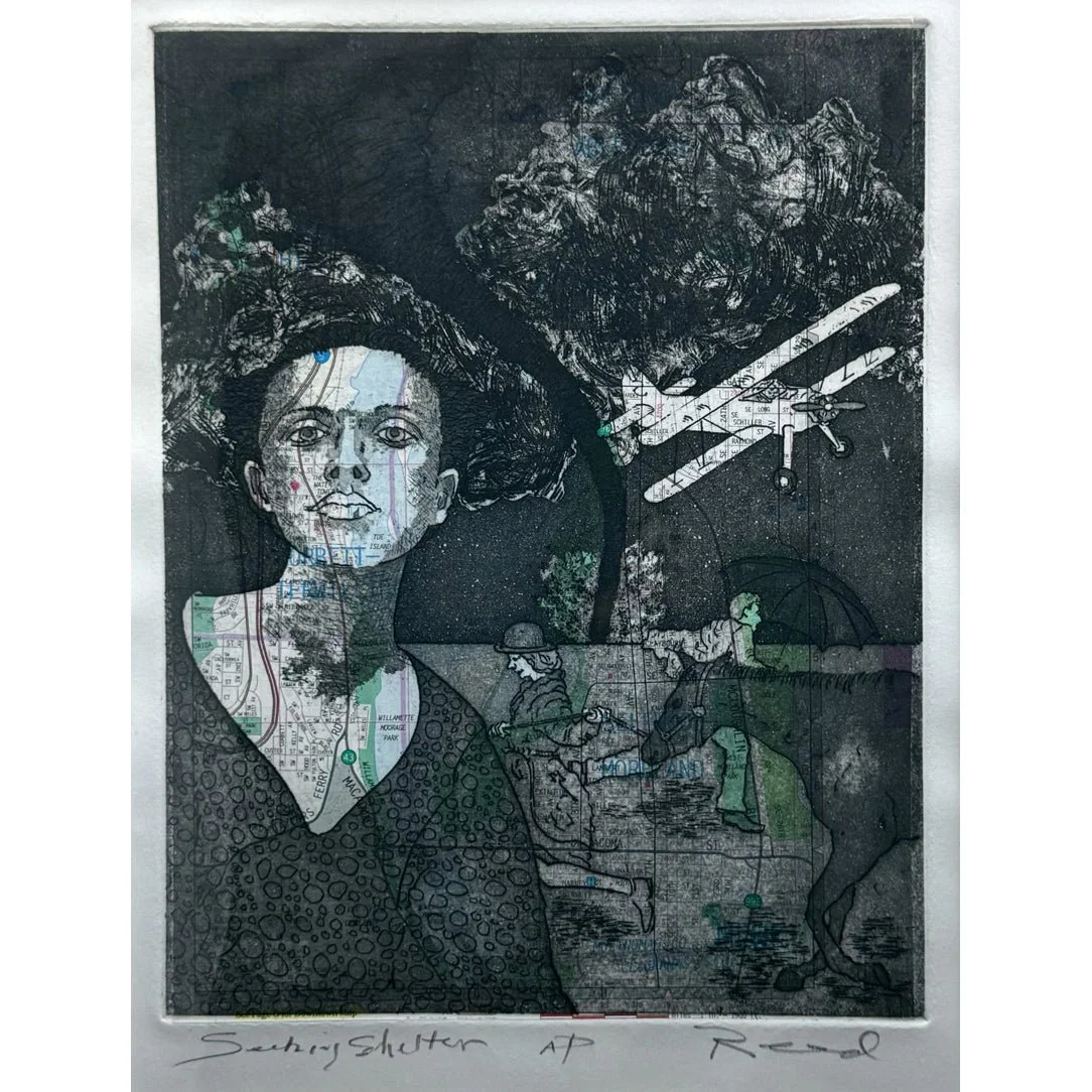Reed Clark - Etching/Monoprint