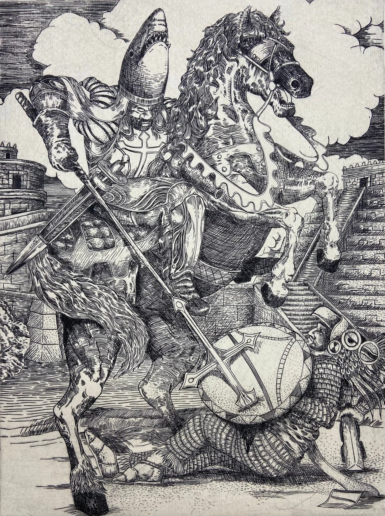 Gene Flores - Woodcut/Lino/Intaglio