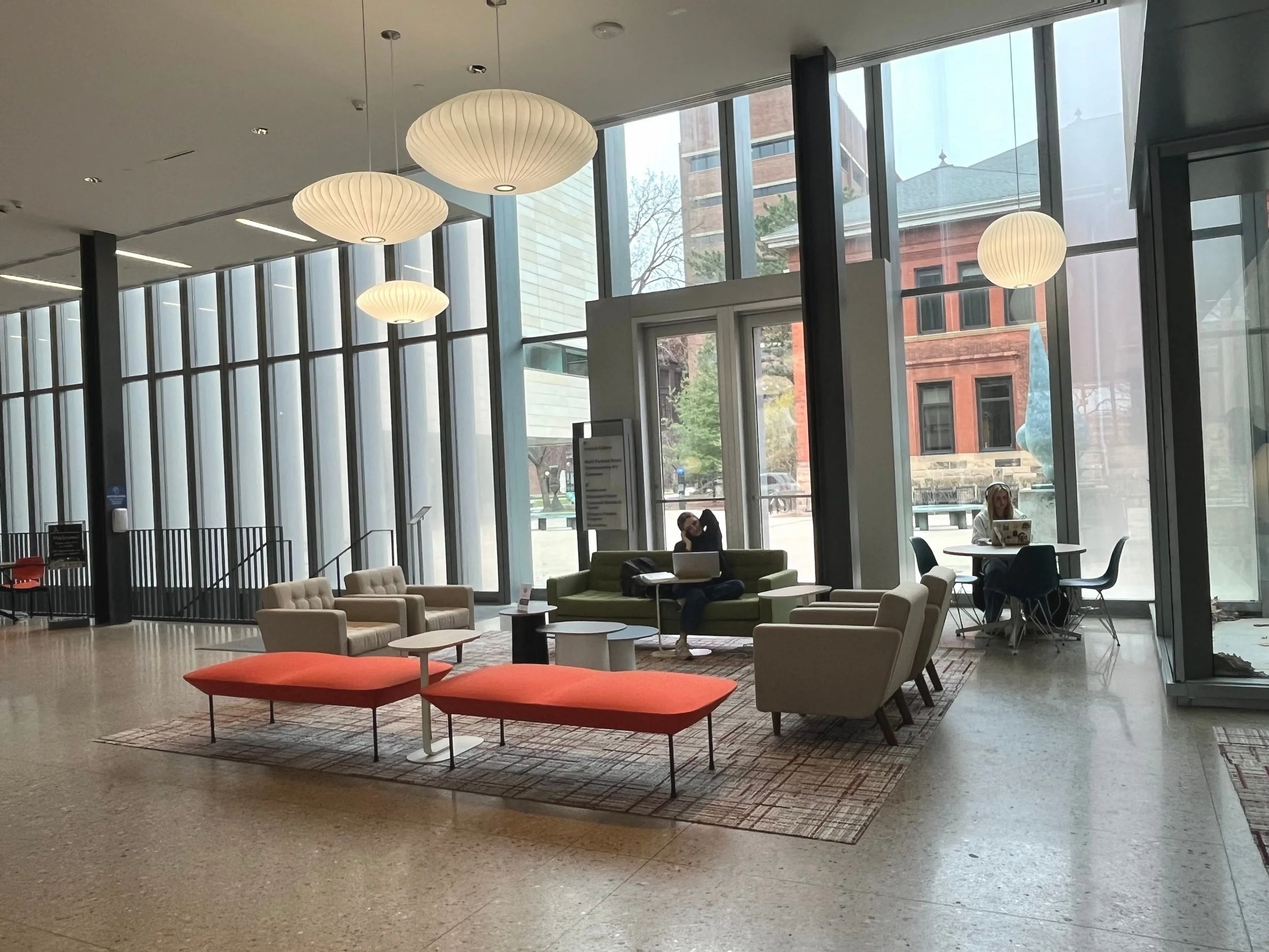 Installation Photo of Completed Lobby.