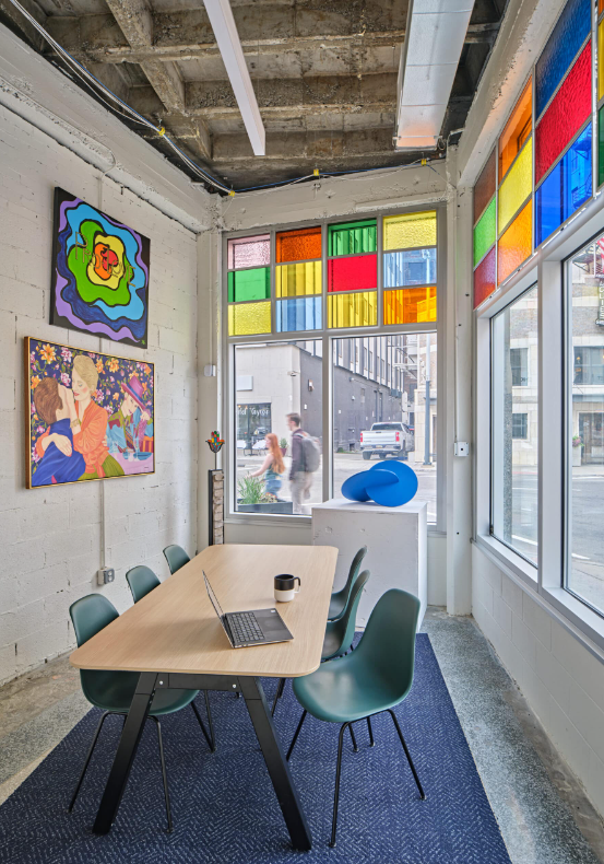 Installation Photo of Completed First Floor.