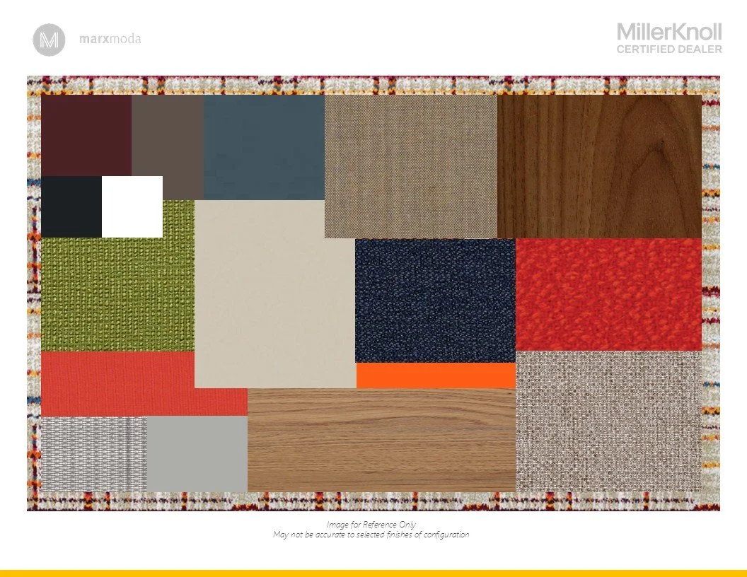 Currated furniture finish pallet I designed for the client.
