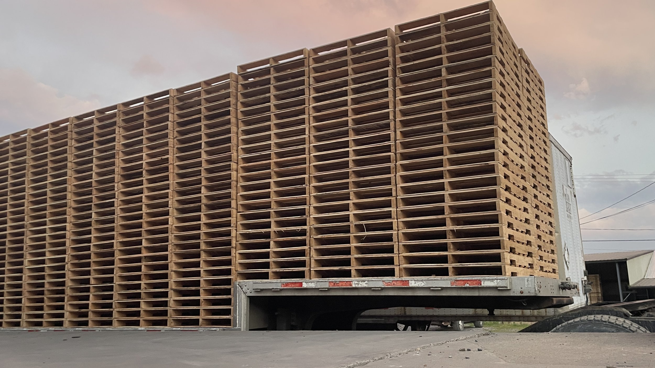 Load of Bridger Creek pallets
