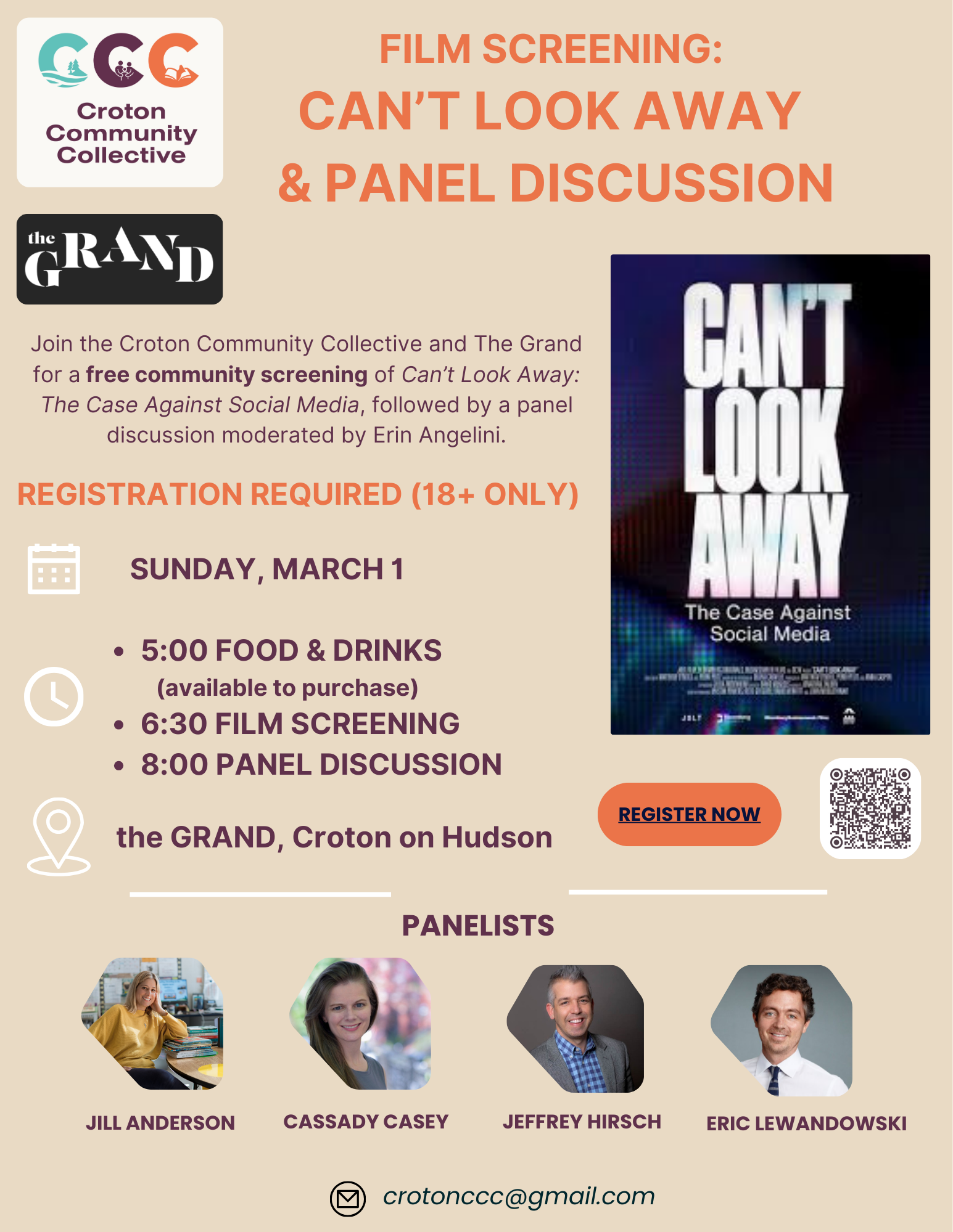 Documentary Screening: Can't Look Away (registration required))