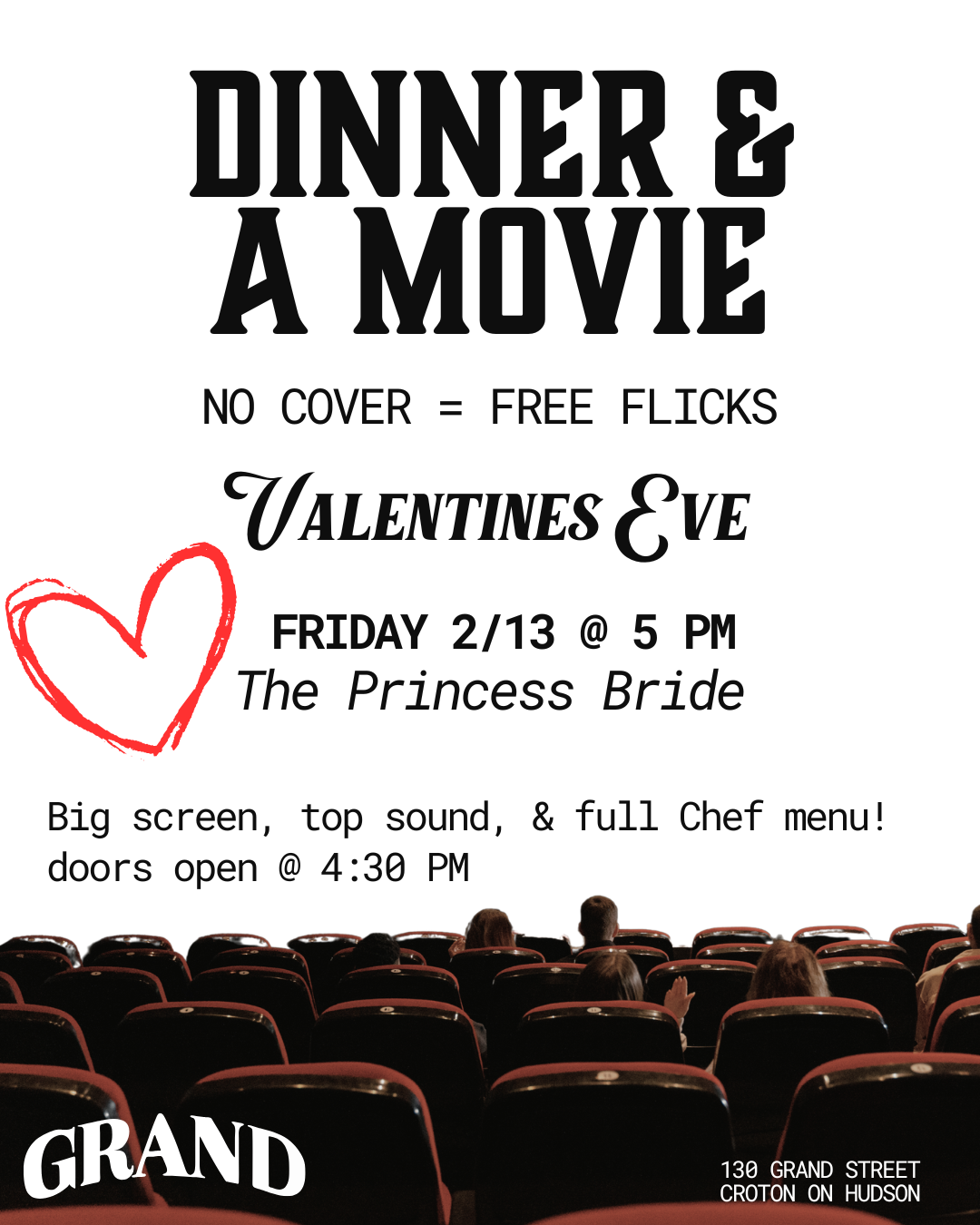 Movie "Matinee" 5 PM 