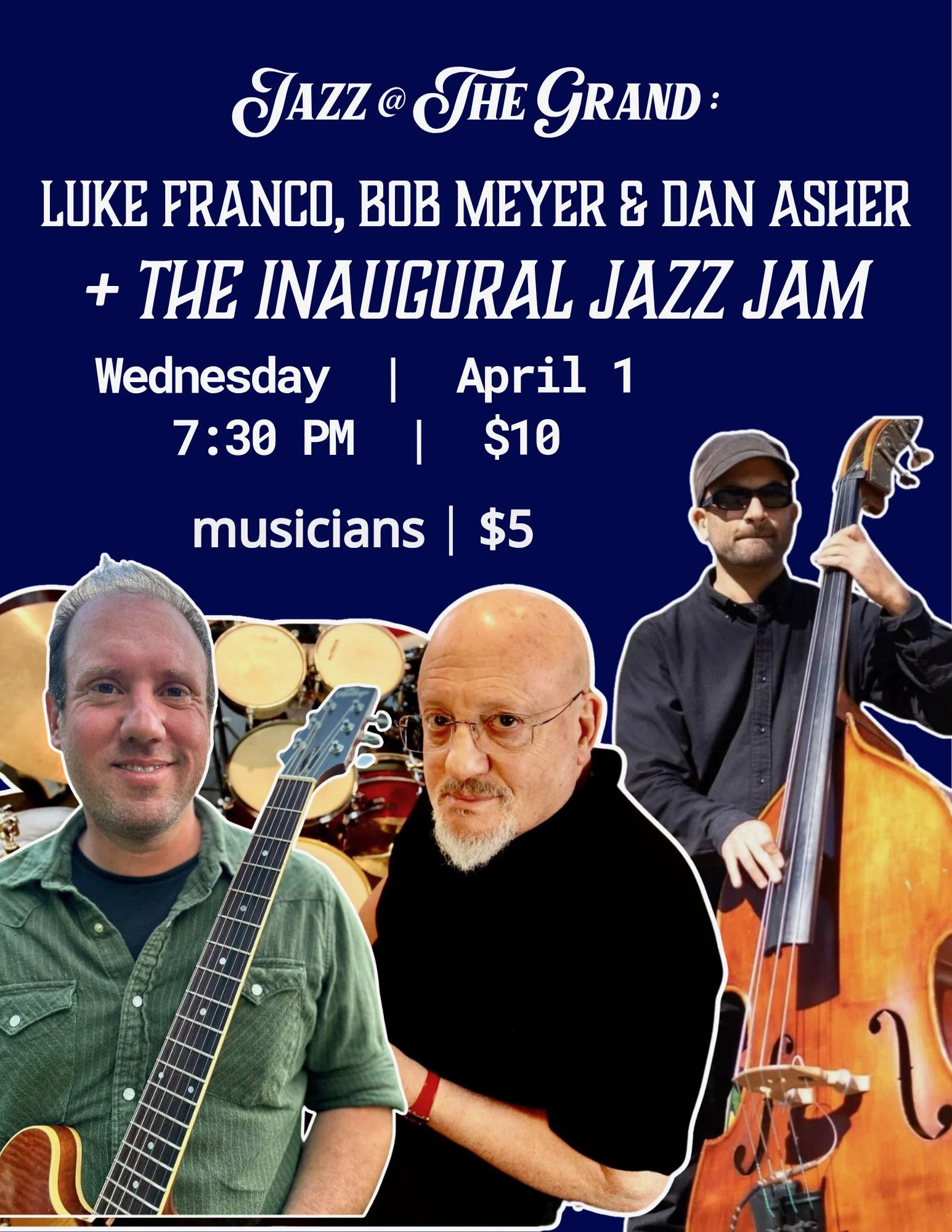 Inaugural Jazz Jam with the Bob Meyer Trio