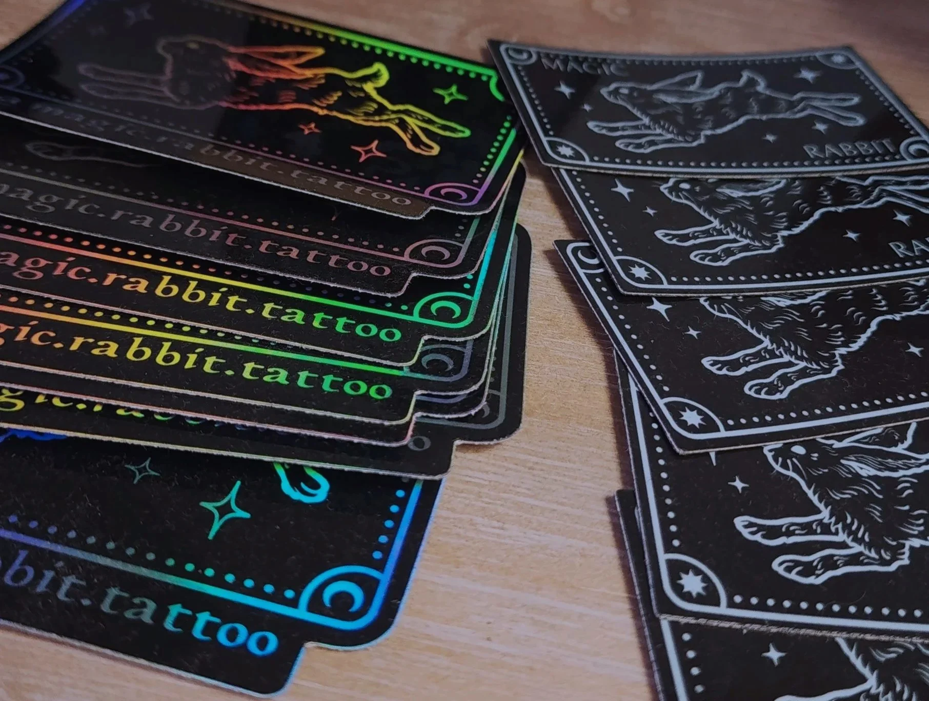 Iridescent Stickers | Logo Magnets