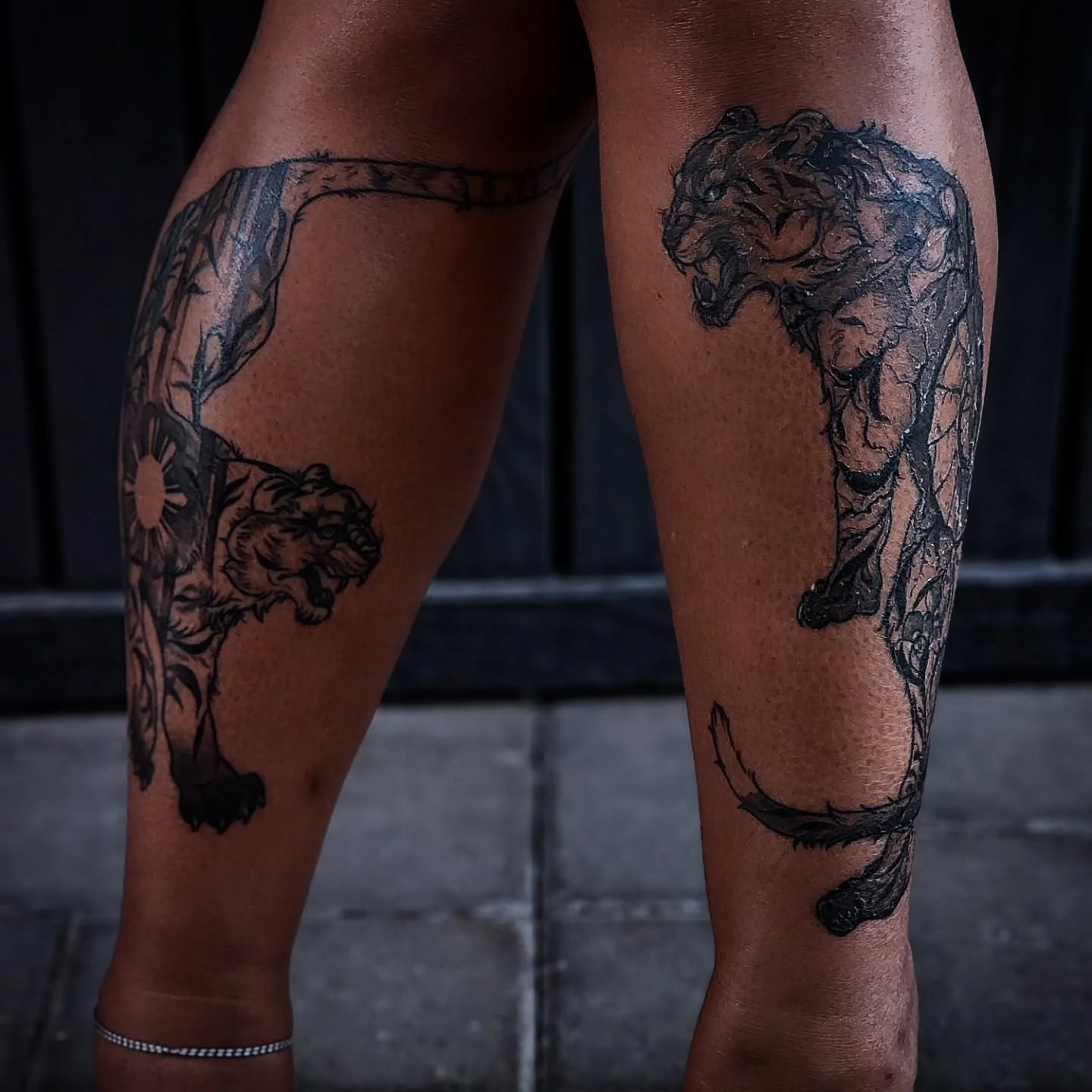 ✤Healed &amp; Healing ✤

Progress shot of this project I've been working on for @smallesmallz!
 We plan to add some more in the future as well ✨️🫶

Created at @magic.rabbit.tattoo in Mesa, AZ
#tattoos #aztattoostudio #healedtattoo #blackworktattoo #