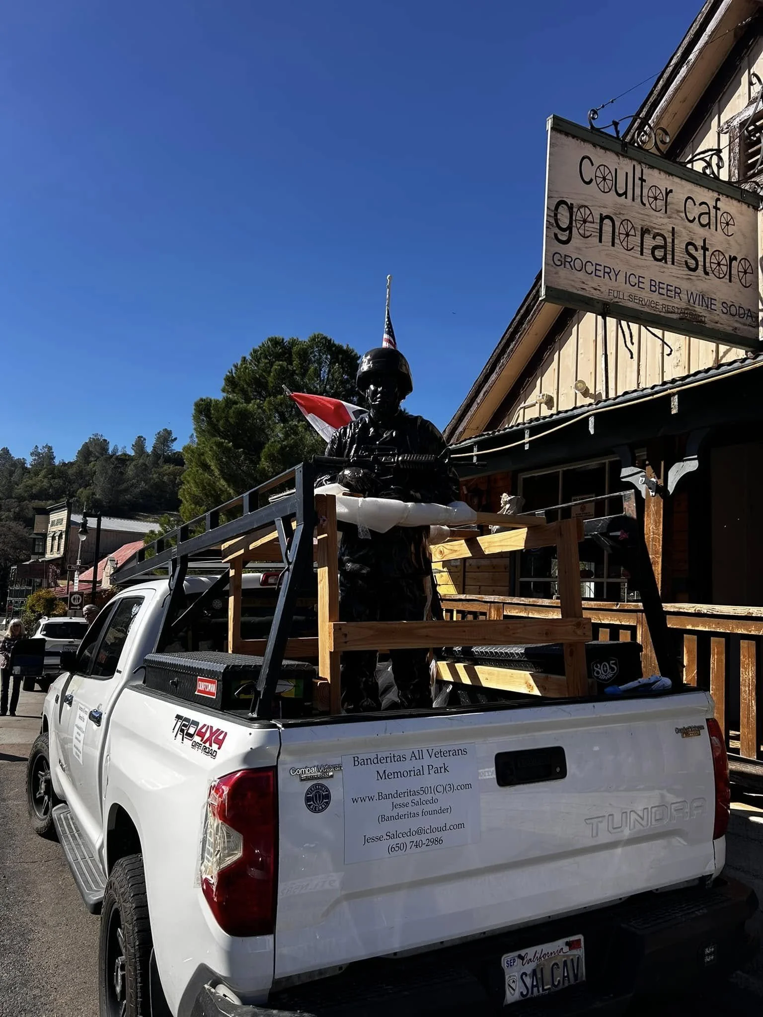 Veterans Memorial Park Statue