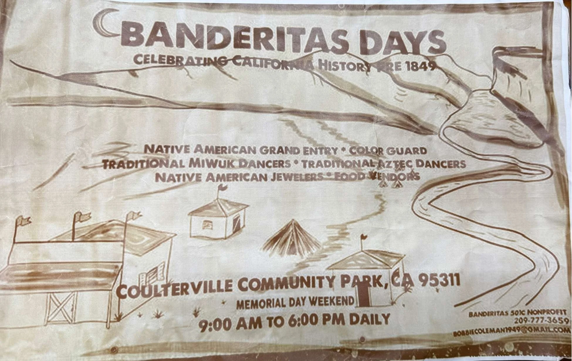 Banderitas Days - Memorial Day Annual Event in Coulterville, CA