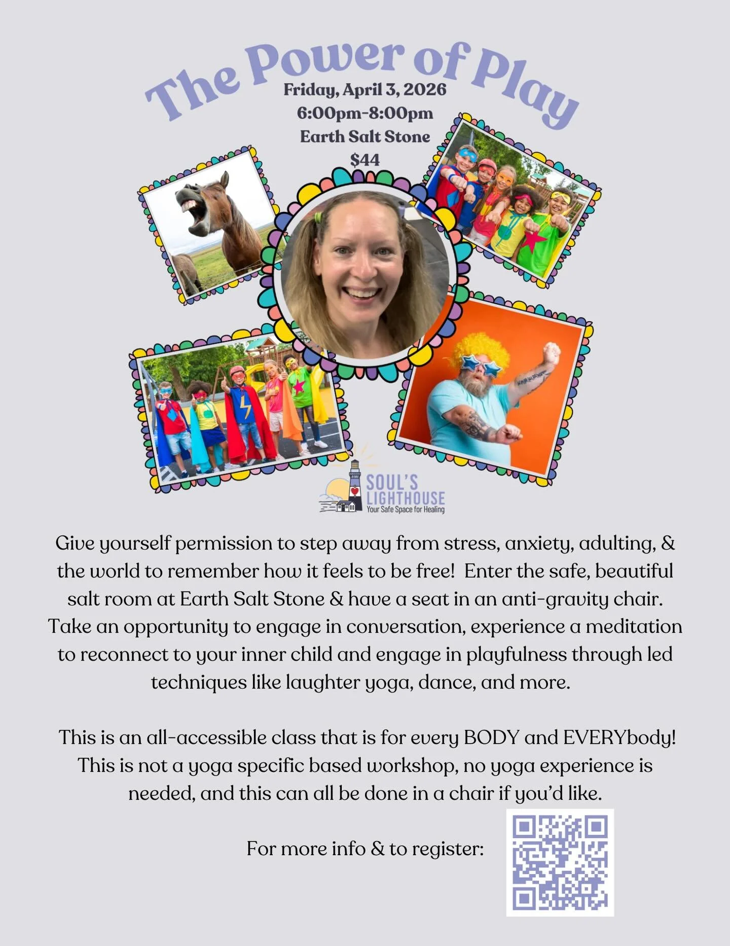 This Friday @earth.salt.stone ❤️❤️❤️ 

#powerofplay #takeabreak  #innerchild @yoganooknorthside