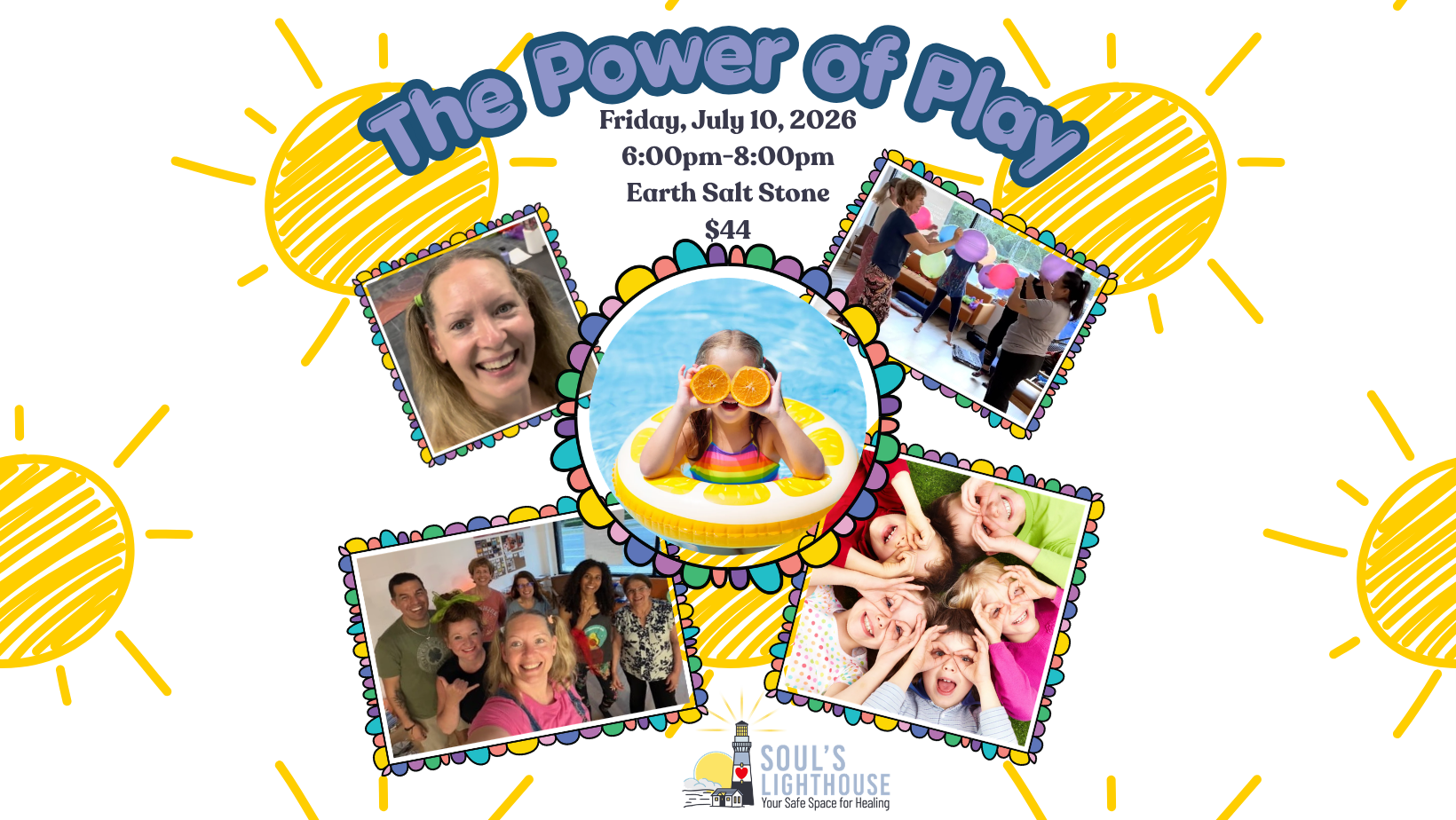 THE Power of play WORKSHOP - JULY - summertime!!!!
