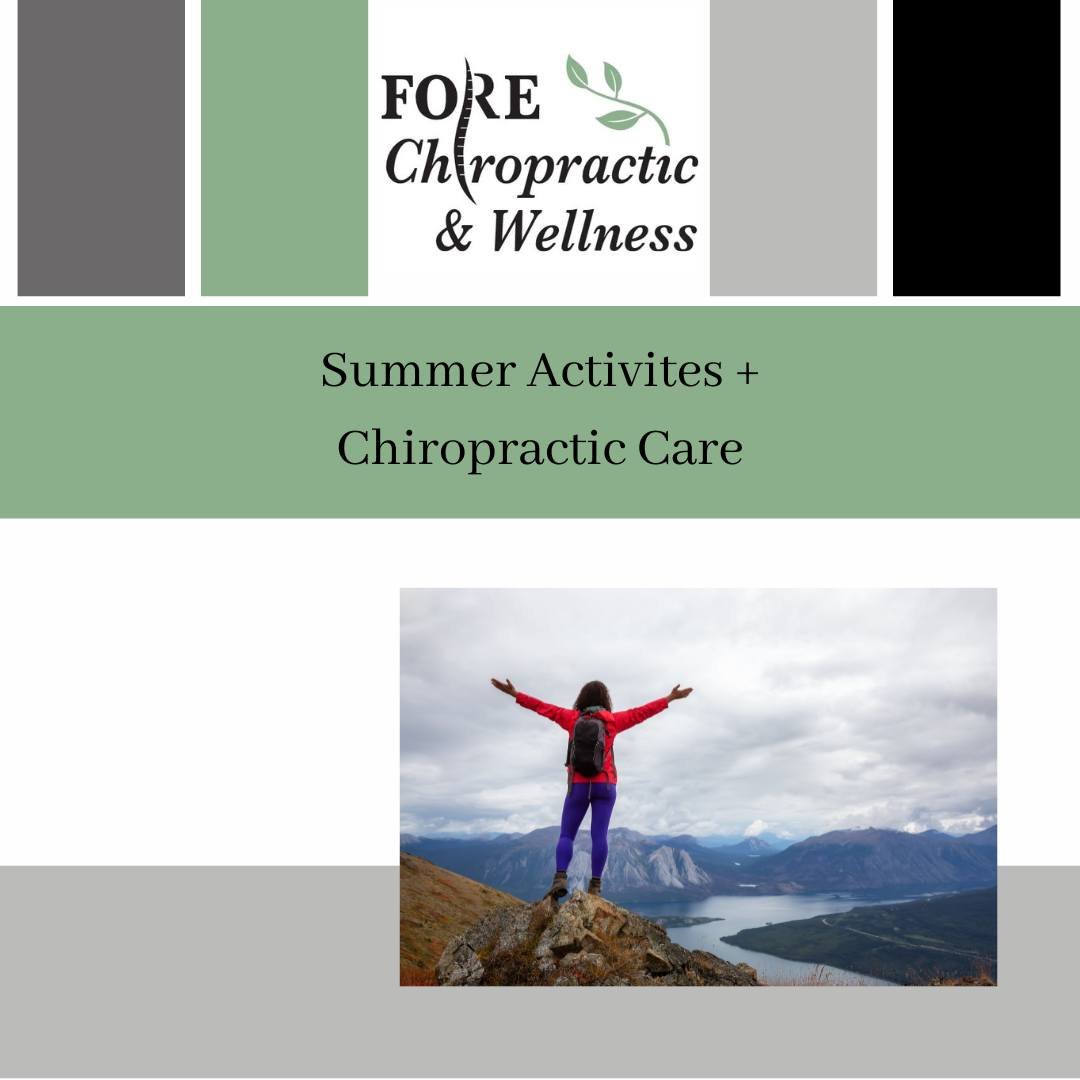 ☀️ Hiking? Biking? Kayaking?
Summer’s full of fun—but also new ways to strain your back.
💡 Tip: Warm up before ANY outdoor activity and check your posture during and after.
A quick chiropractic adjustment can also help your body recov